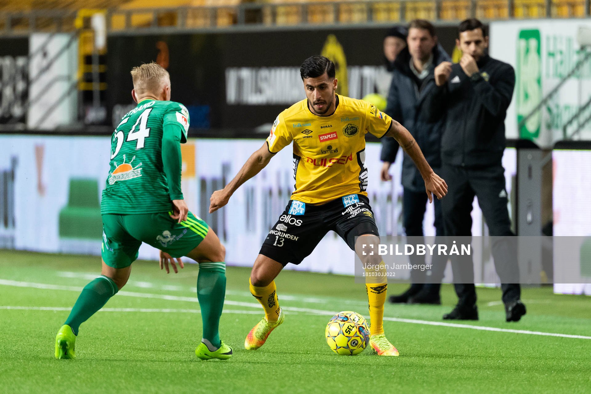 Elfsborgs Rami Kaib och Dalkurds Simon Strand