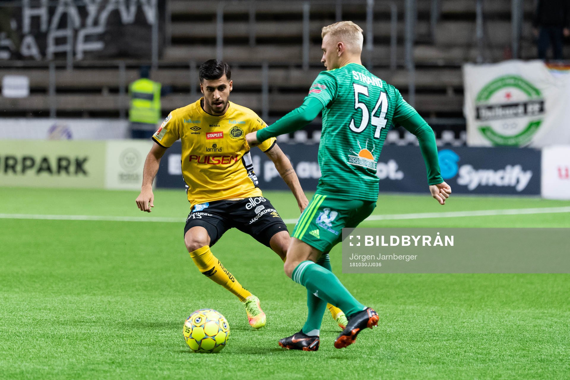 Elfsborgs Rami Kaib och Dalkurds Simon Strand
