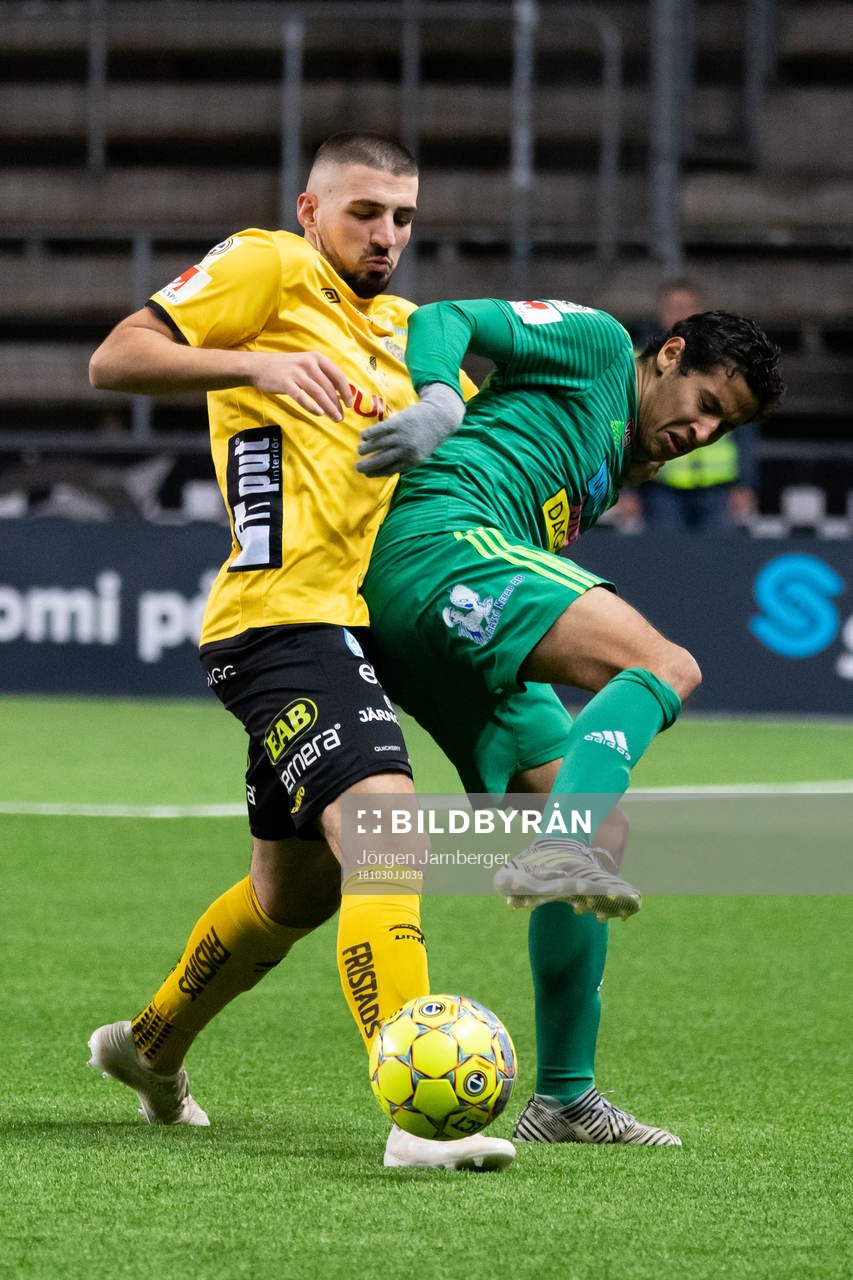 Elfsborgs Ibrahim Dresevic och Dalkurds Ahmad Awad