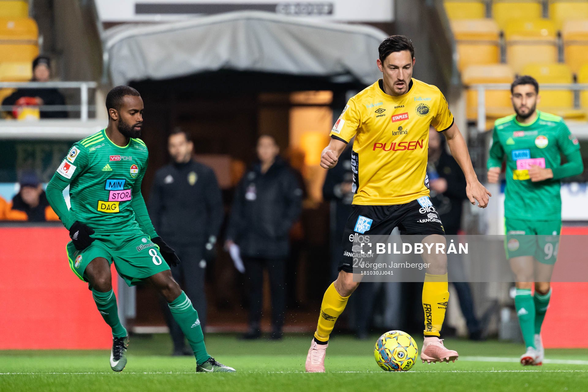Elfsborgs Stefan Ishizaki och Dalkurds Ammar Ahmed