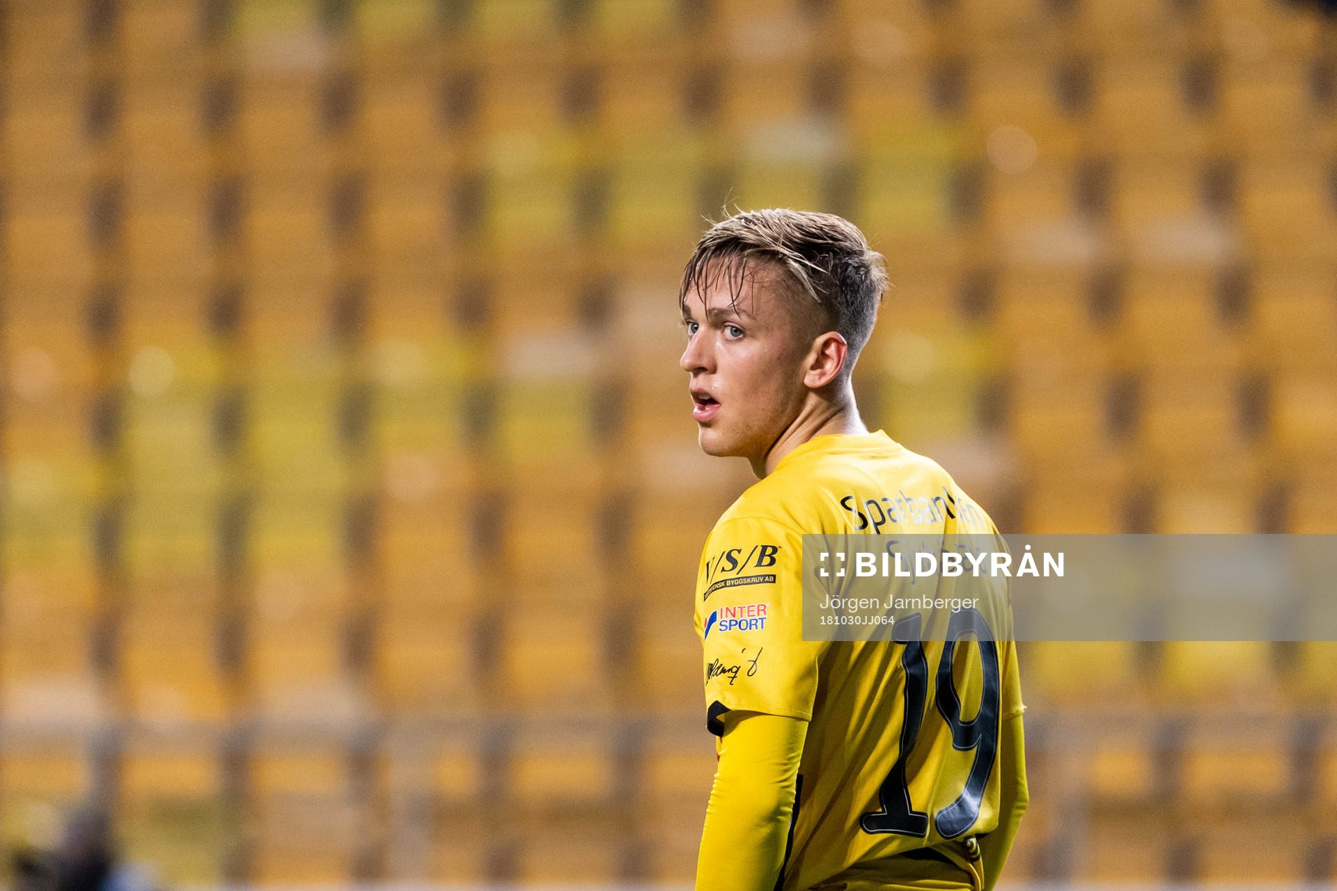 Elfsborgs Jesper Karlsson under fotbollsmatchen i Allsvenskan mellan Elfsborg och Dalkurd den 30 oktober 2018 i Borås.