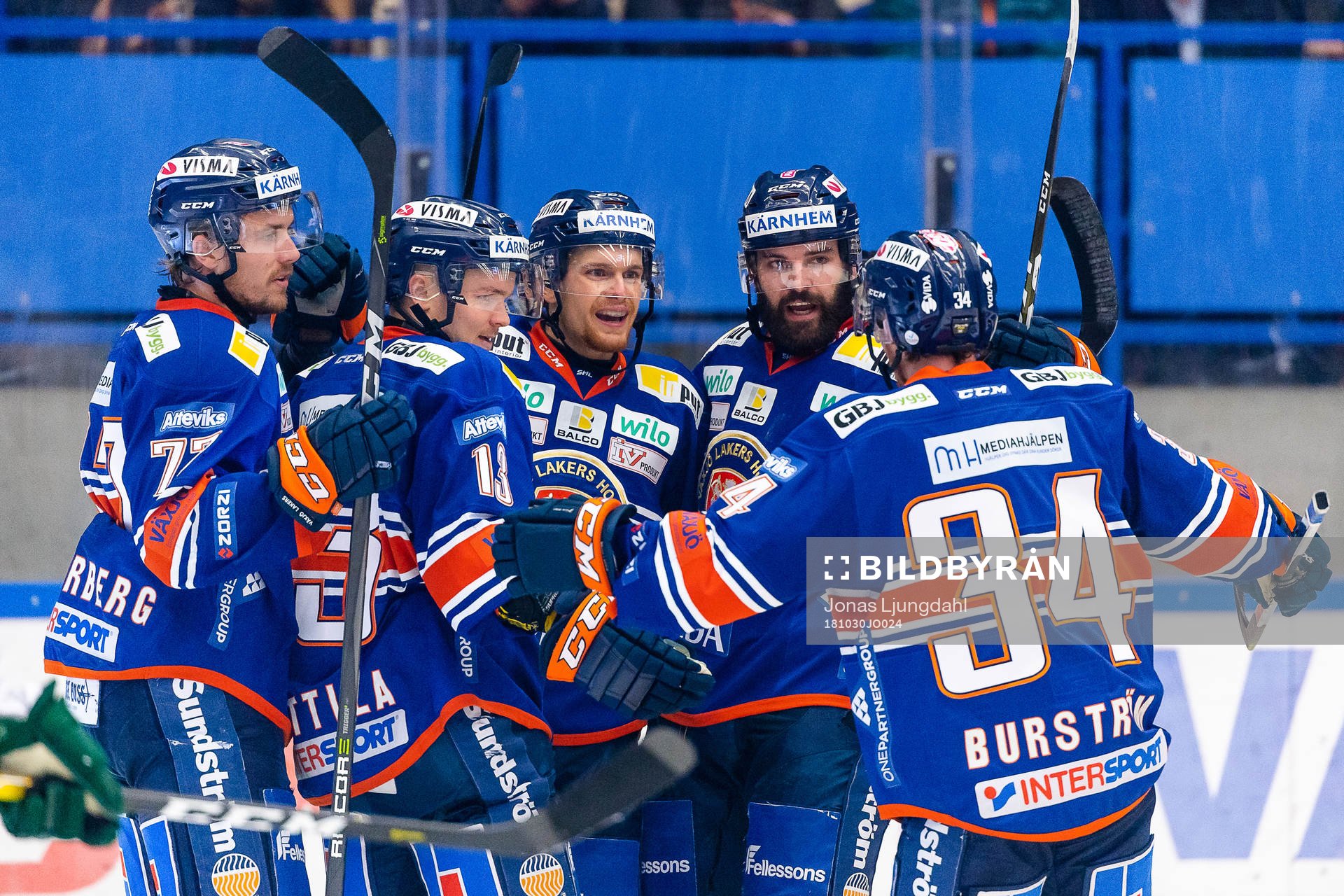 Växjös Julius Junttila, Brendan Shinnimin och Linus
