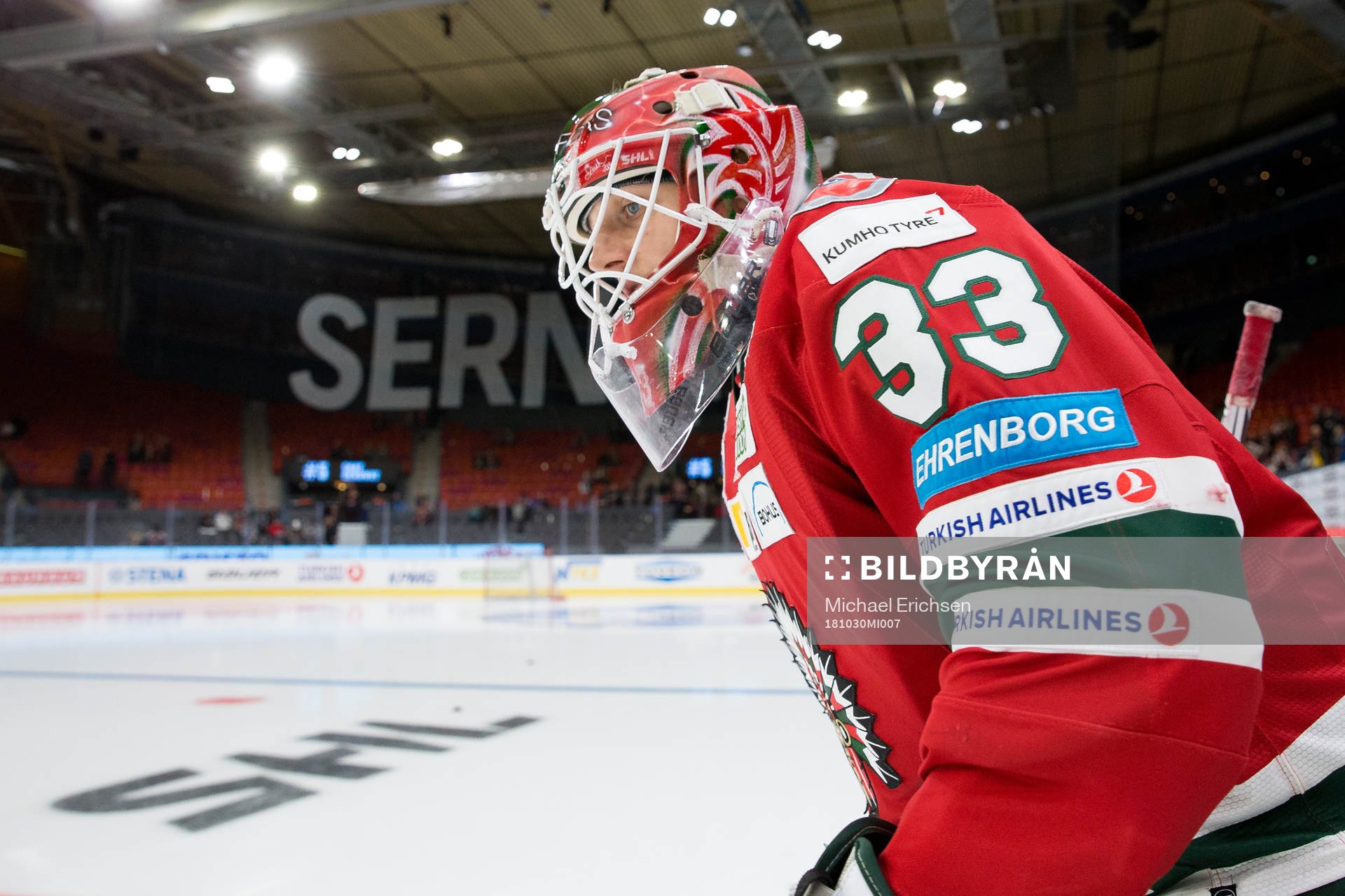 Frölundas målvakt Johan Mattsson