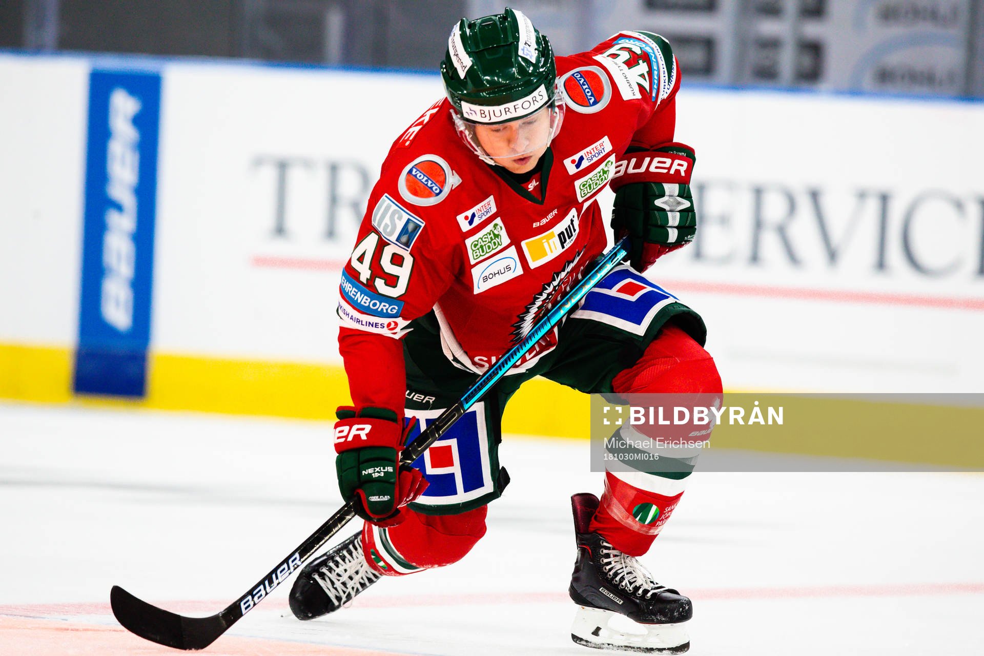 Frölundas Rhett Rakhshani har ont