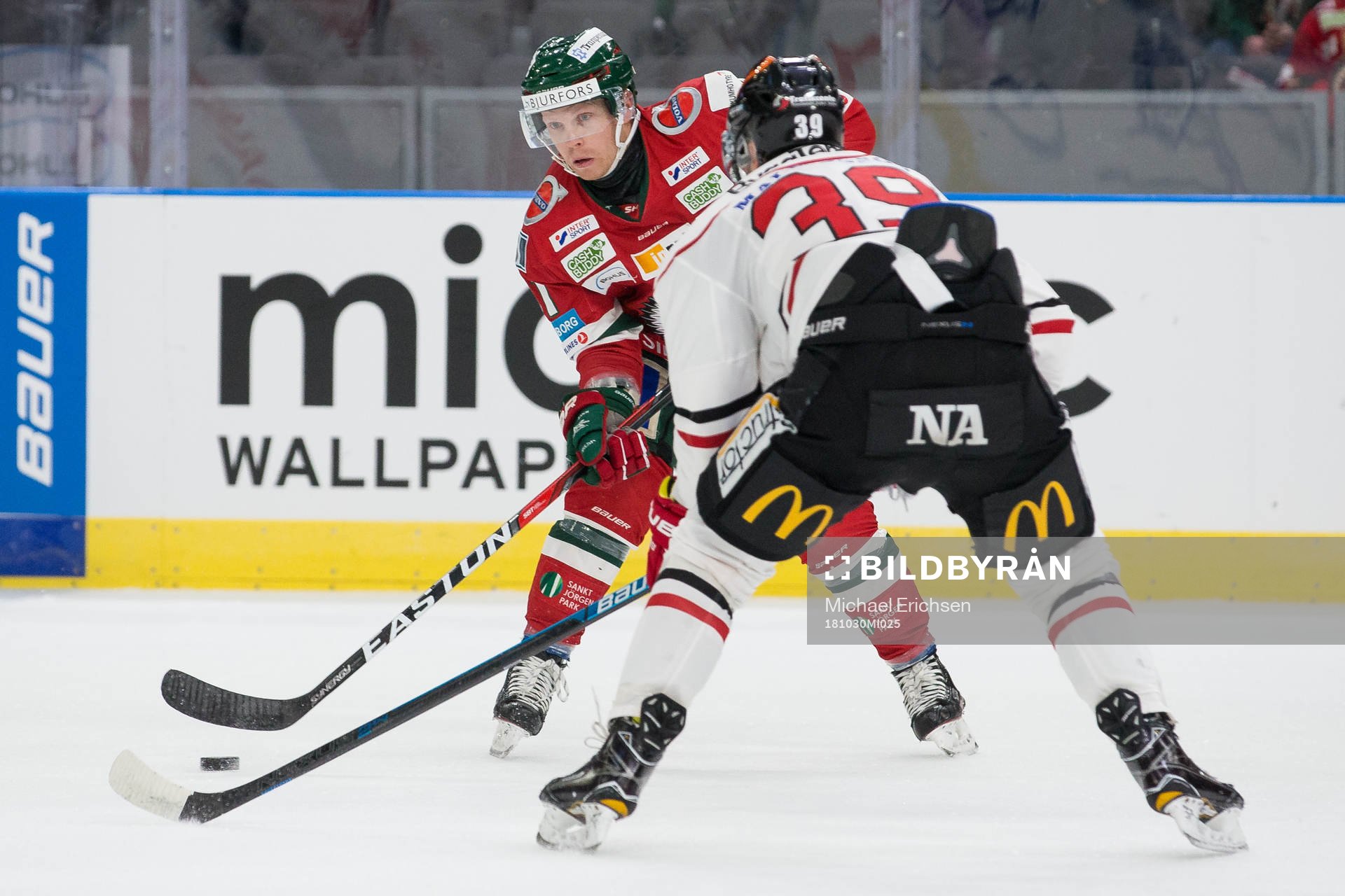 Frölundas Ryan Lasch och Örebros Jordan Boucher