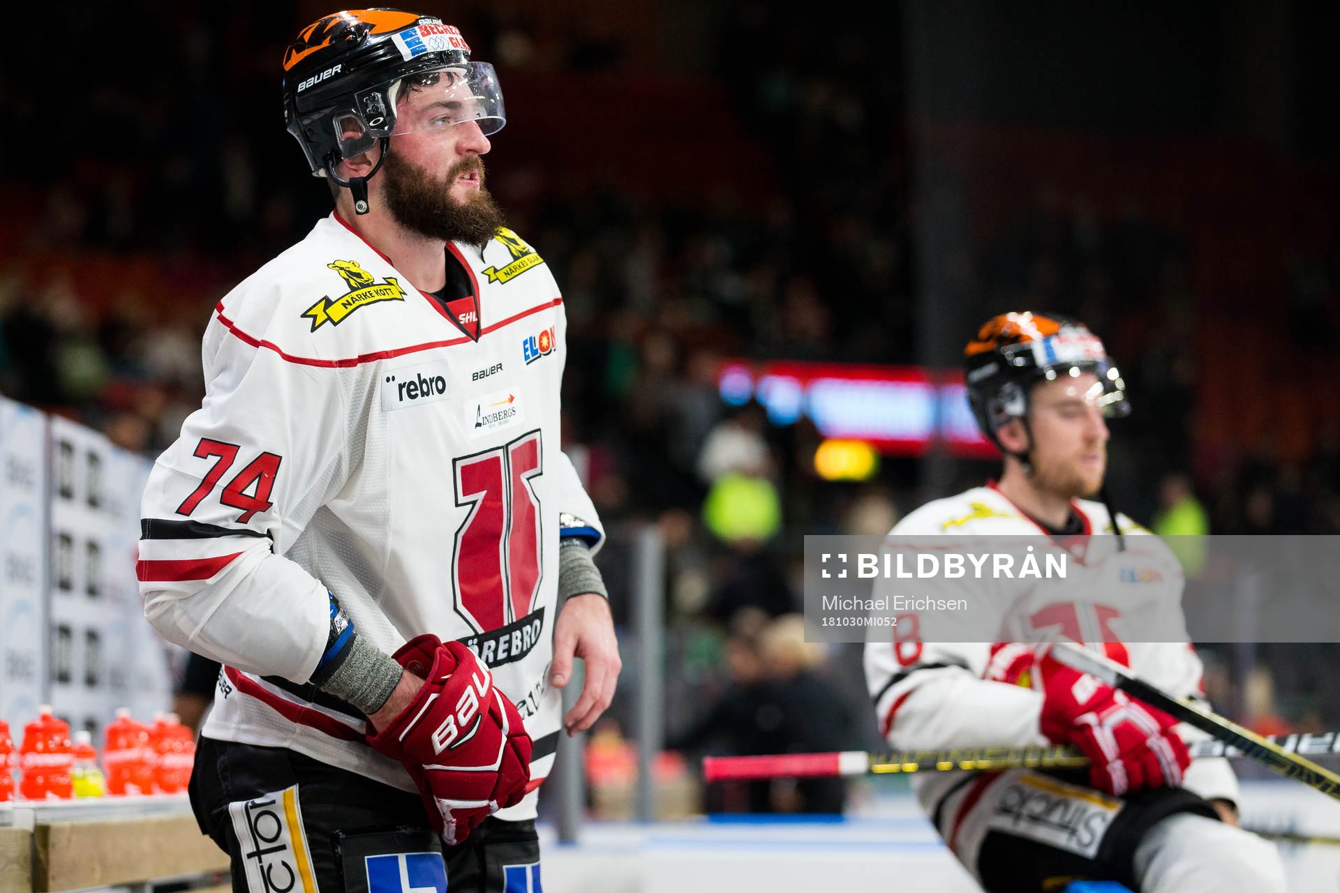 Örebros Nick Ebert deppar