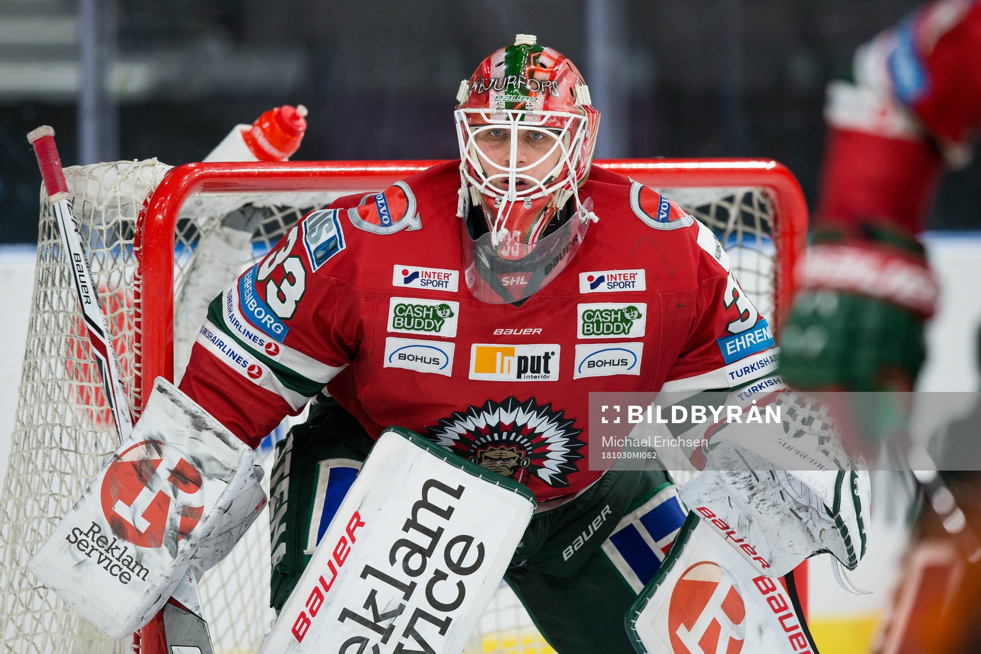 Frölundas målvakt Johan Mattsson