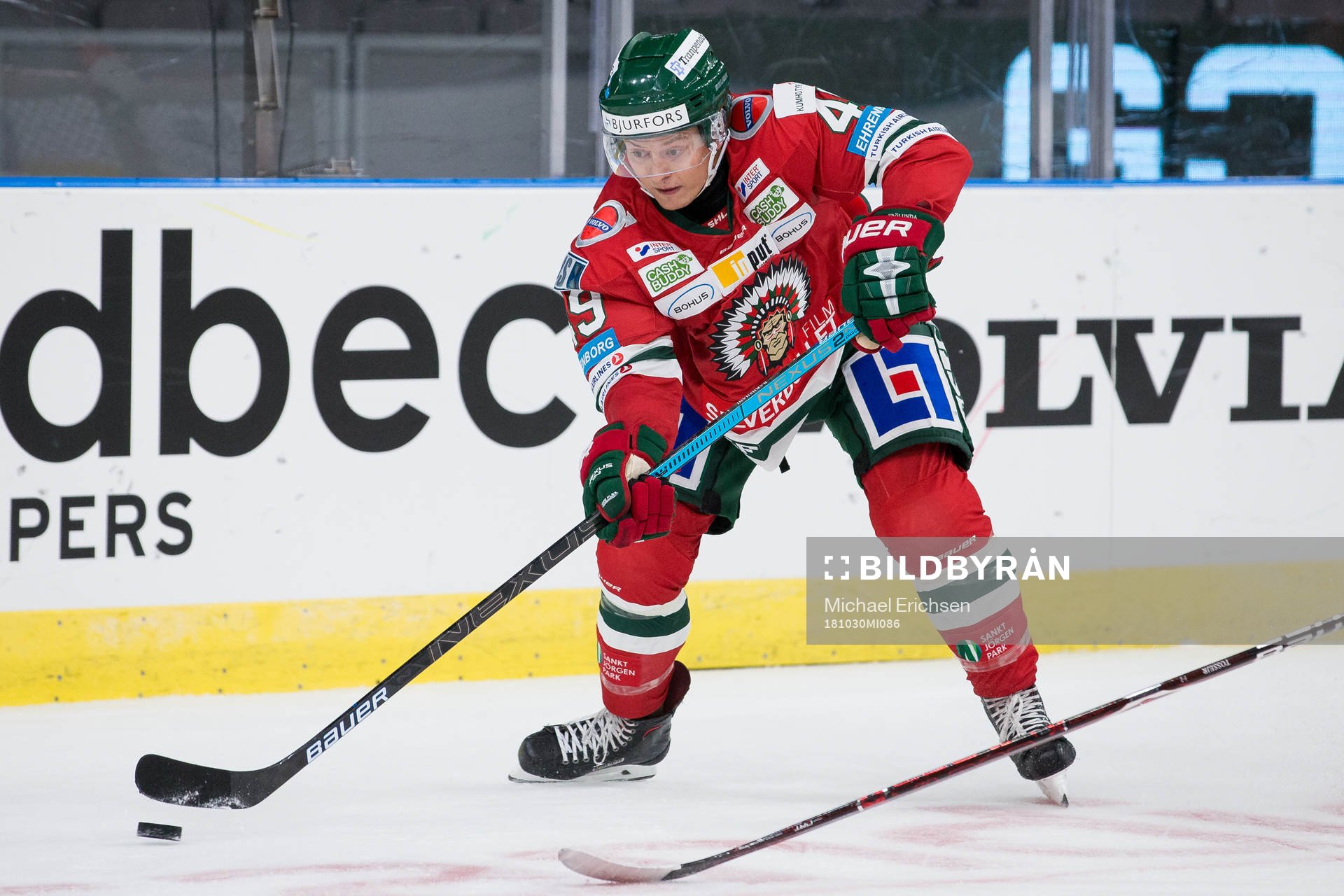 Frölundas Rhett Rakhshani