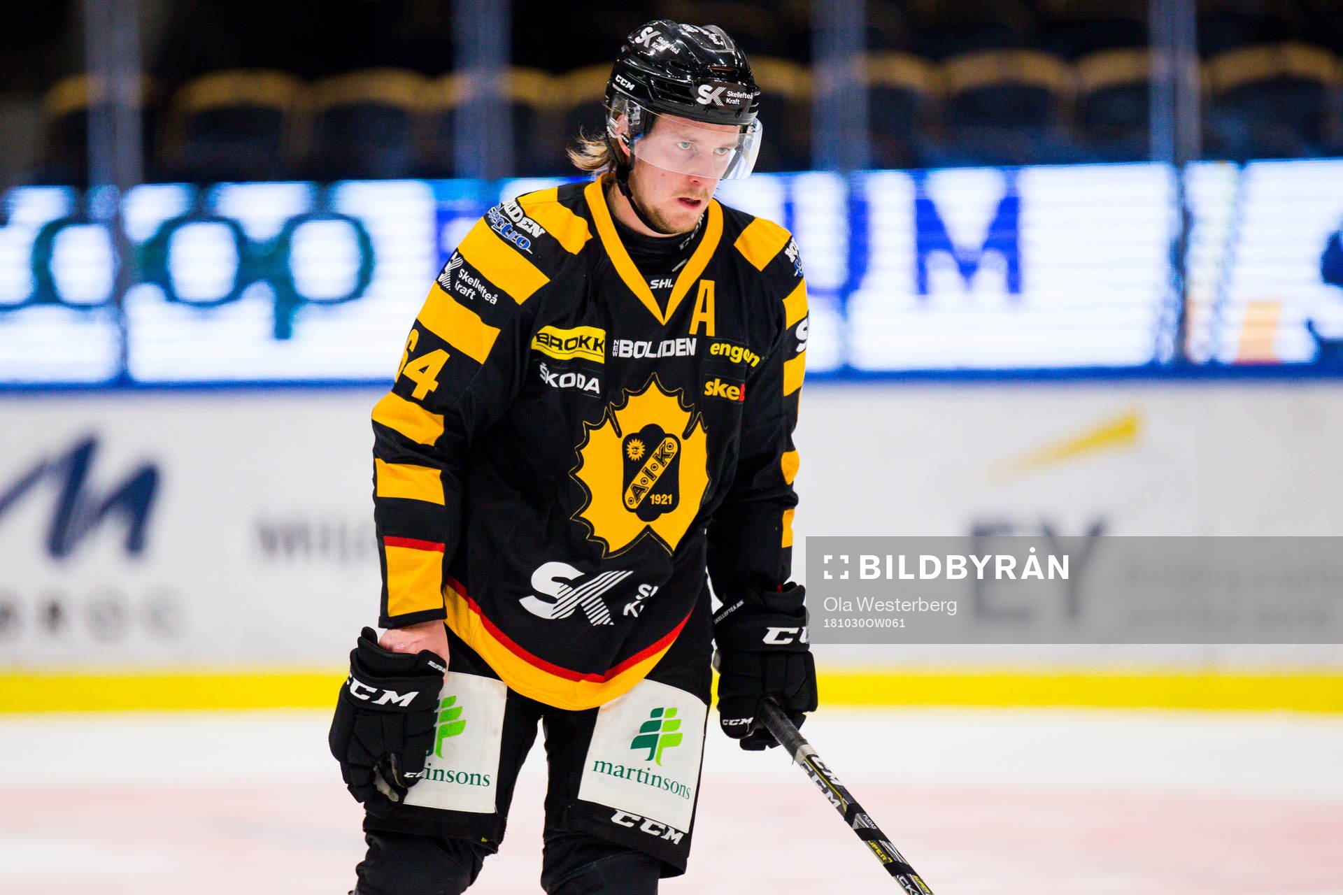 Skellefteås Jonathan Pudas  deppar