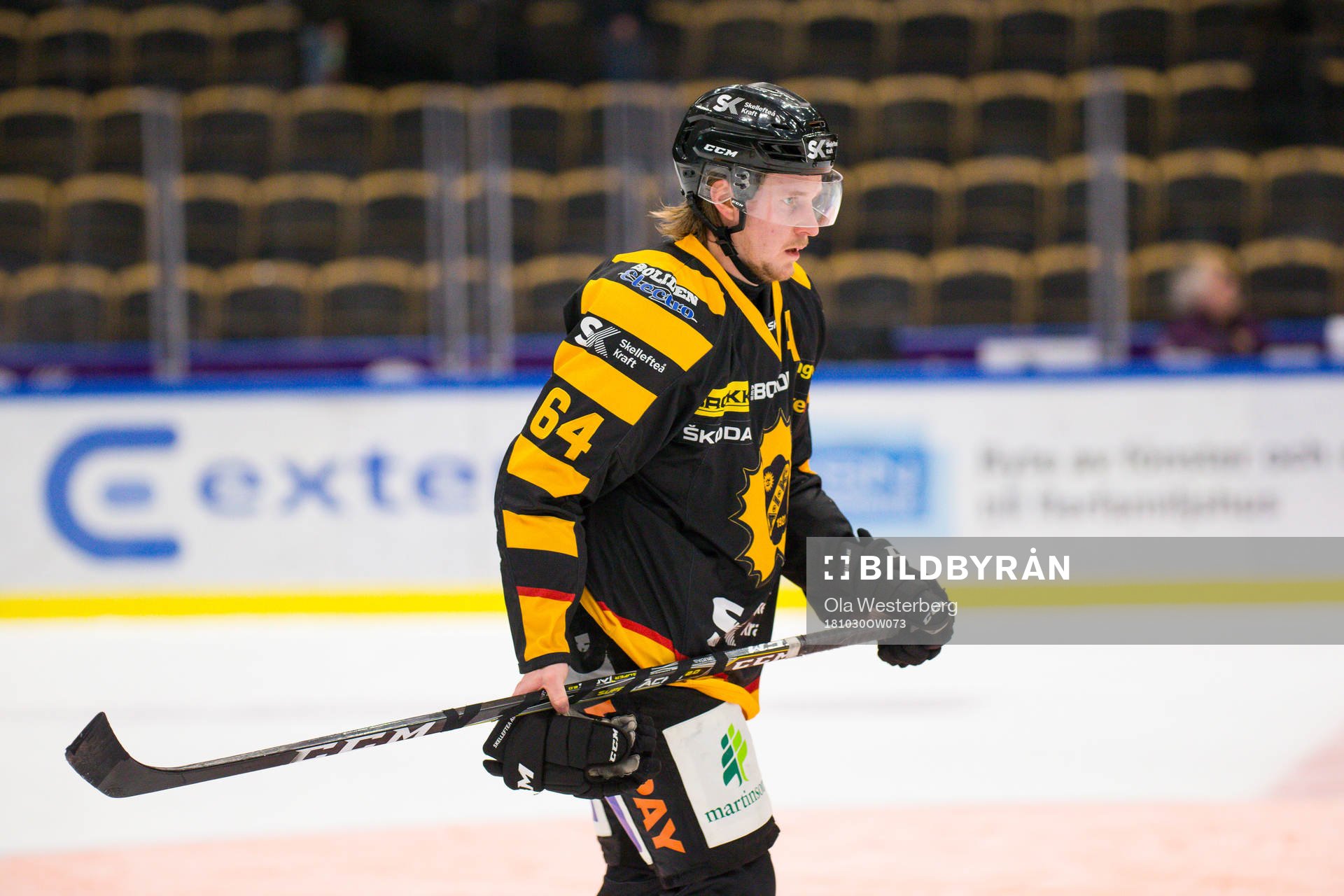 Skellefteås Jonathan Pudas  deppar