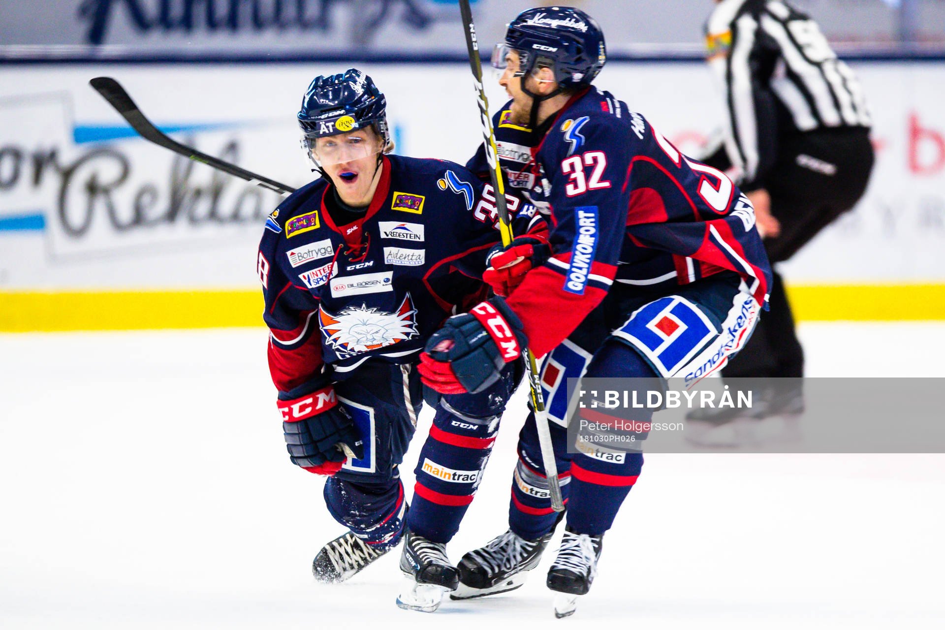Linköpings Johan Södergran jublar