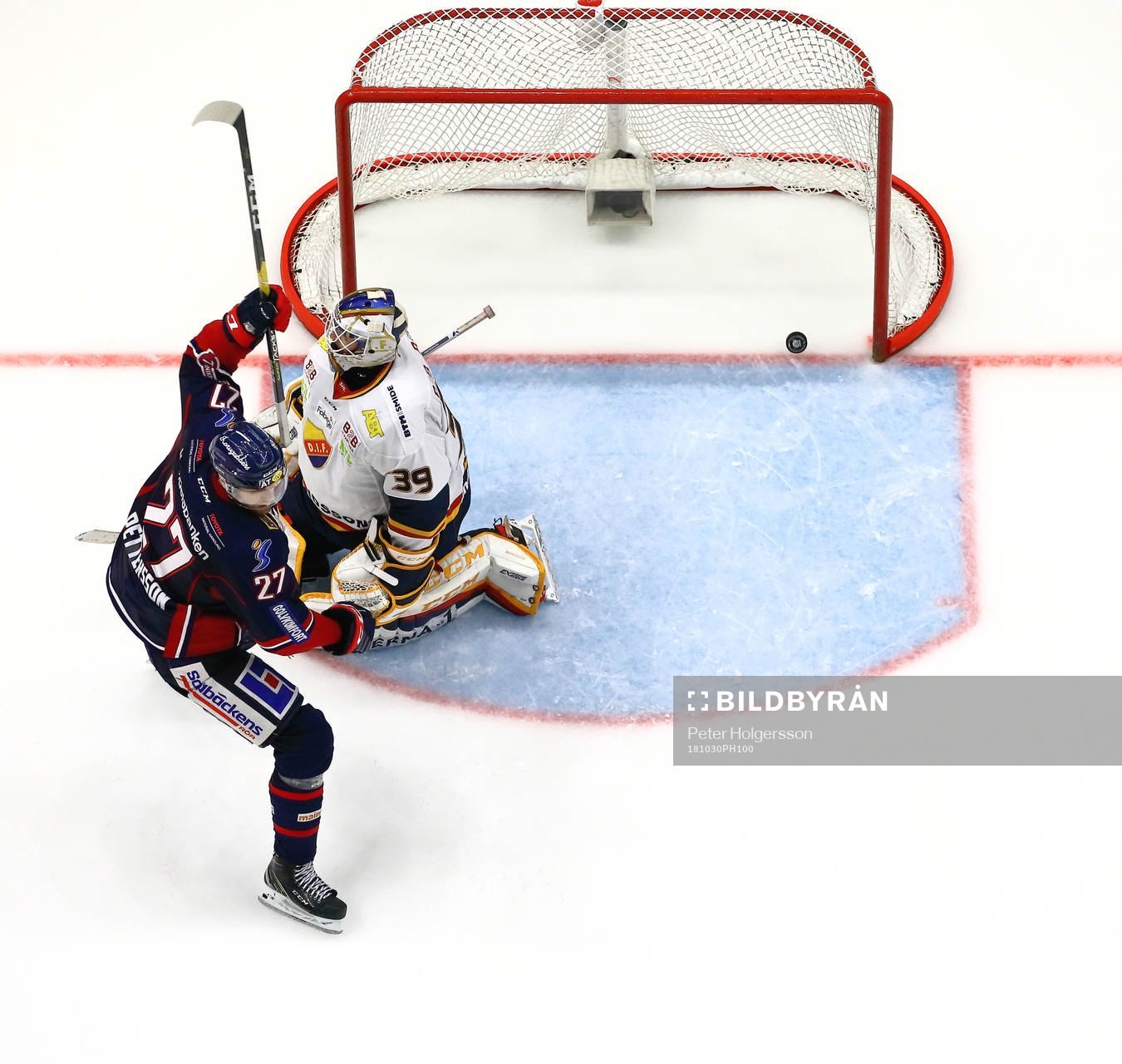 Mål 3-1 av Linköpings Mattias Bäckman