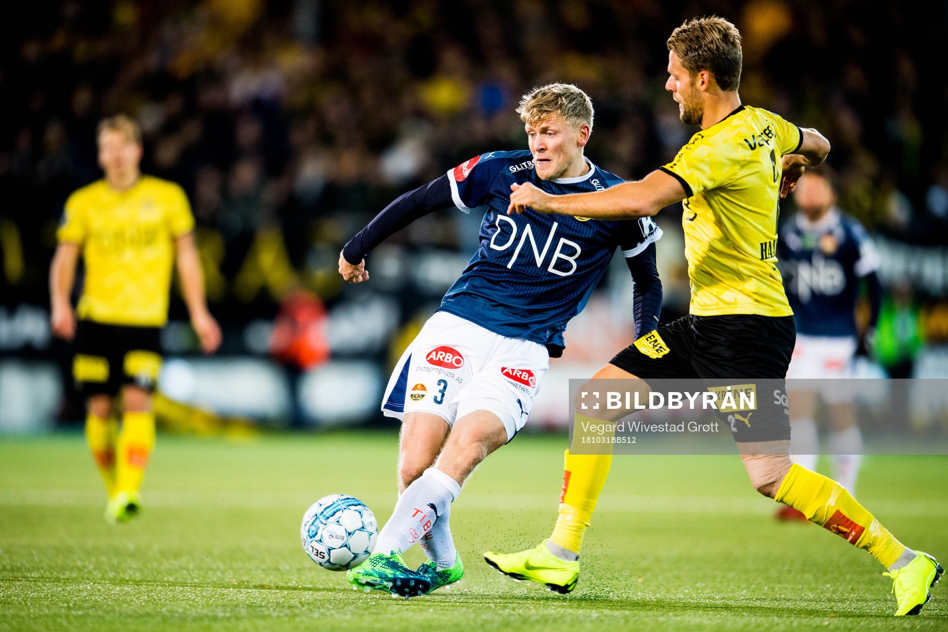 Jonathan Parr of Strømsgodset and Mats Haakenstad of