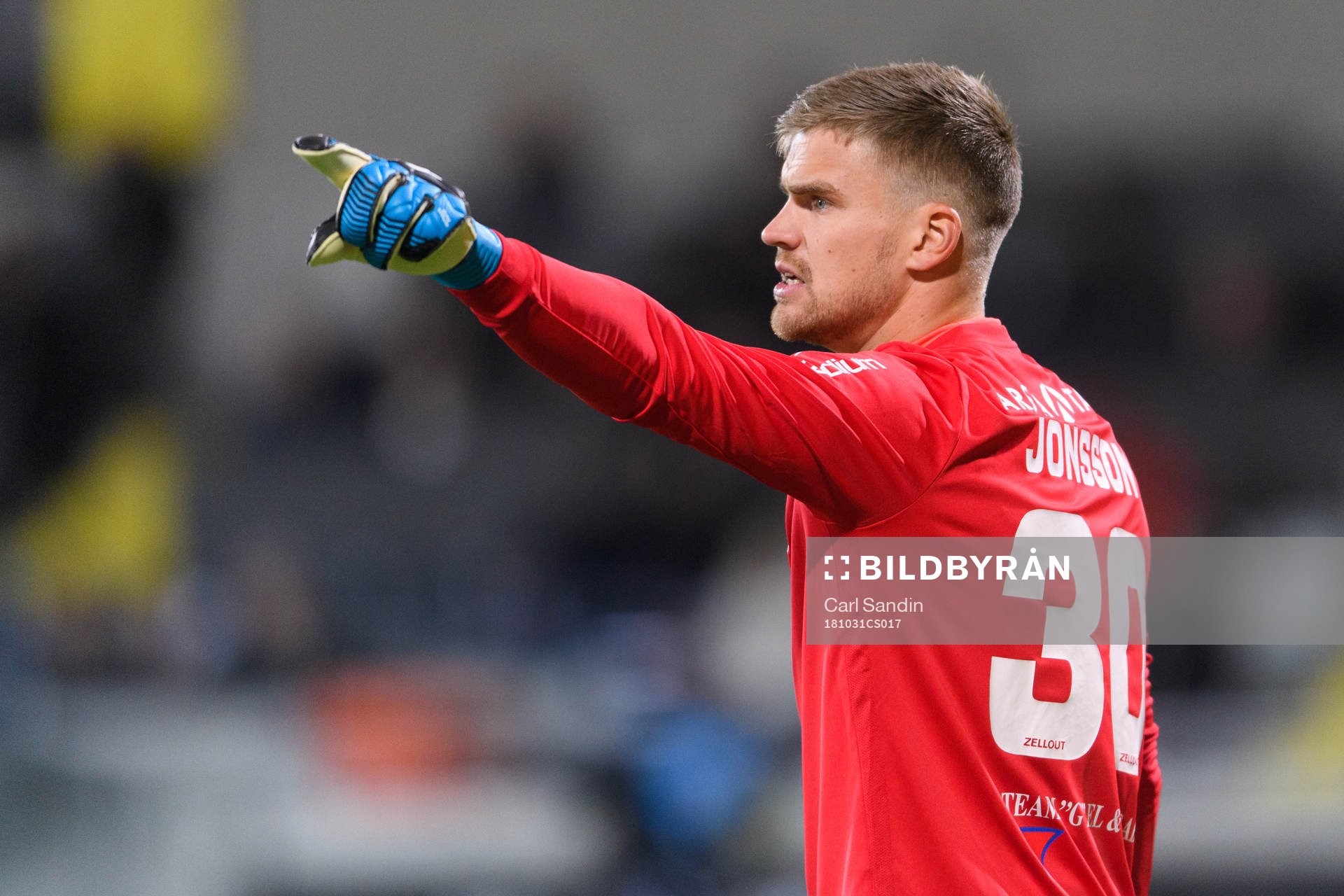Sirius målvakt Lukas Jonsson