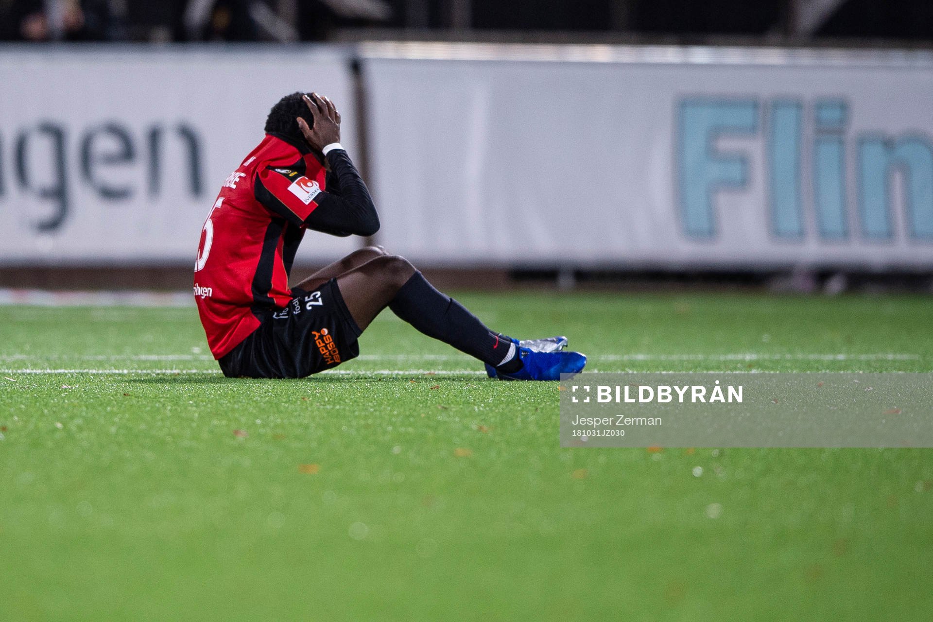 Brommapojkarnas Jack Lahne deppar
