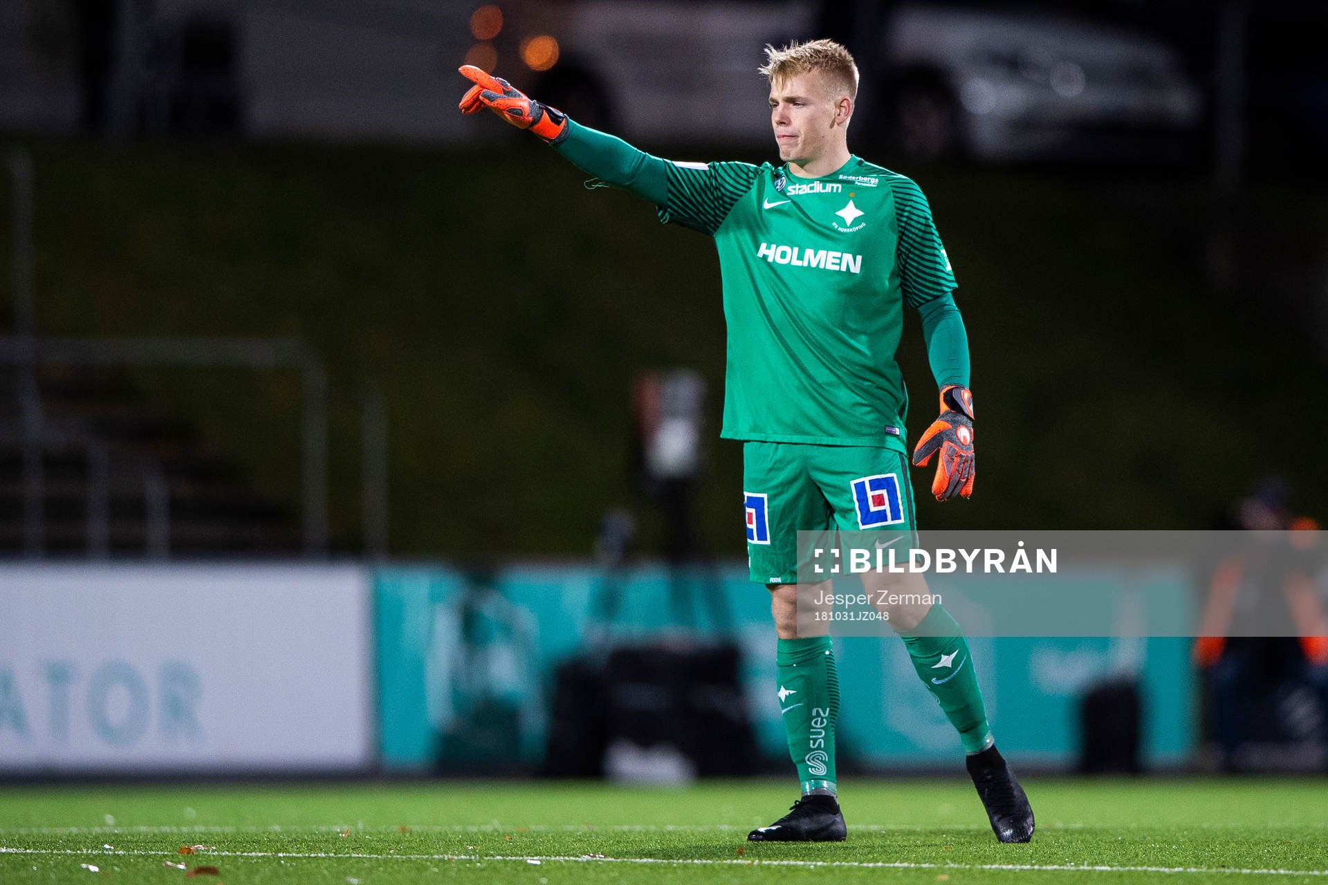 Norrköpings målvakt Isak Pettersson