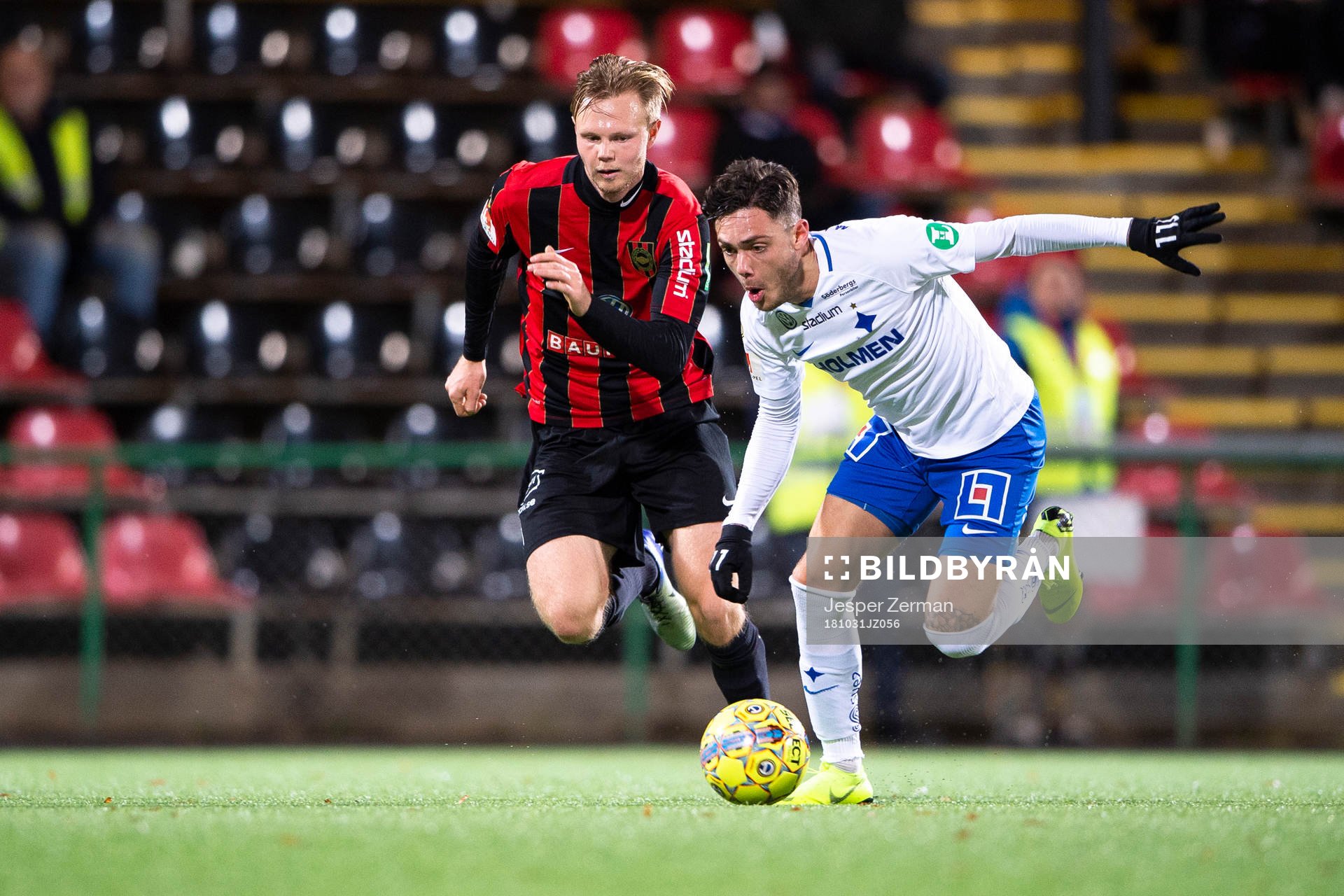 Brommapojkarnas Tim Söderström och Norrköpings David