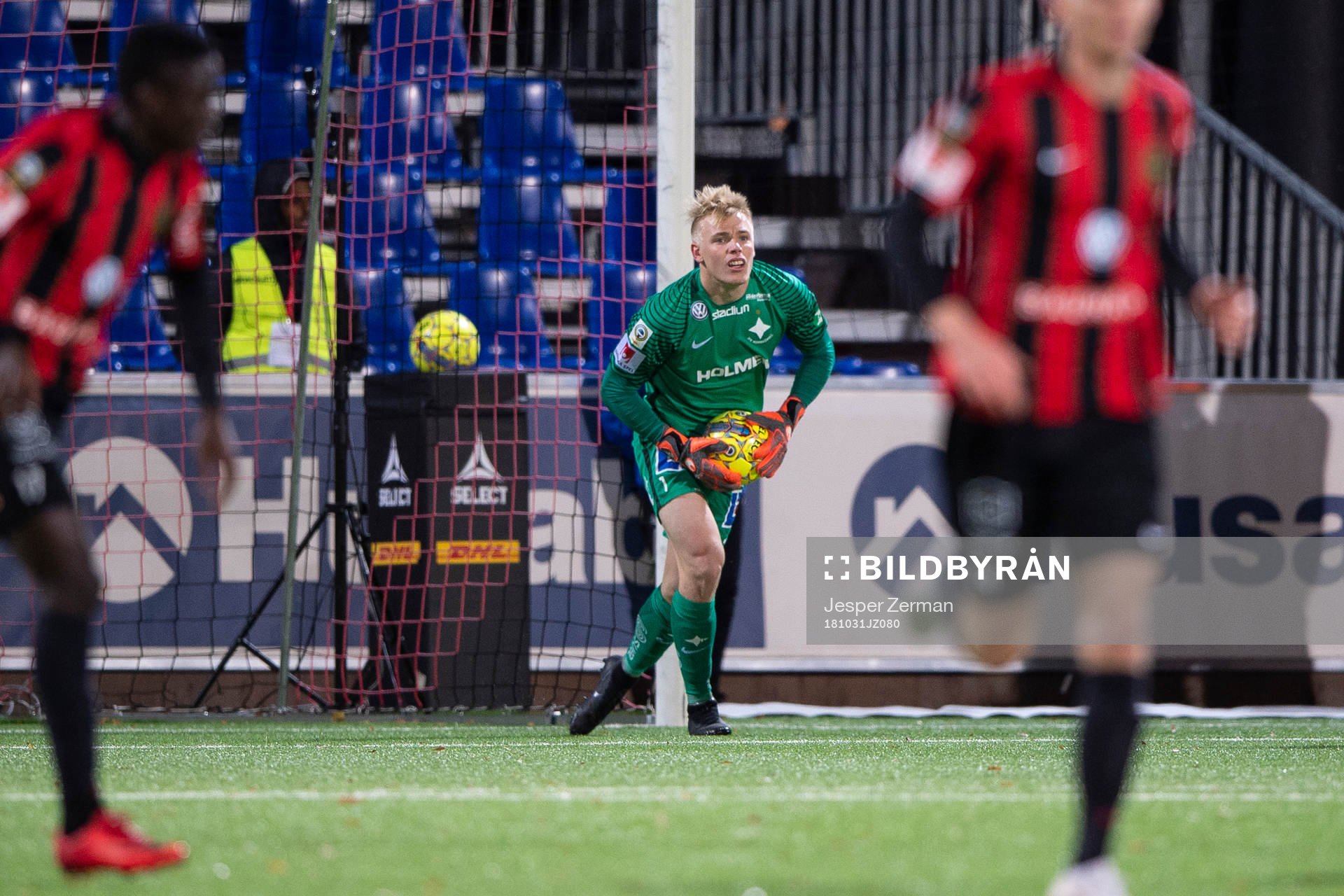 Norrköpings målvakt Isak Pettersson