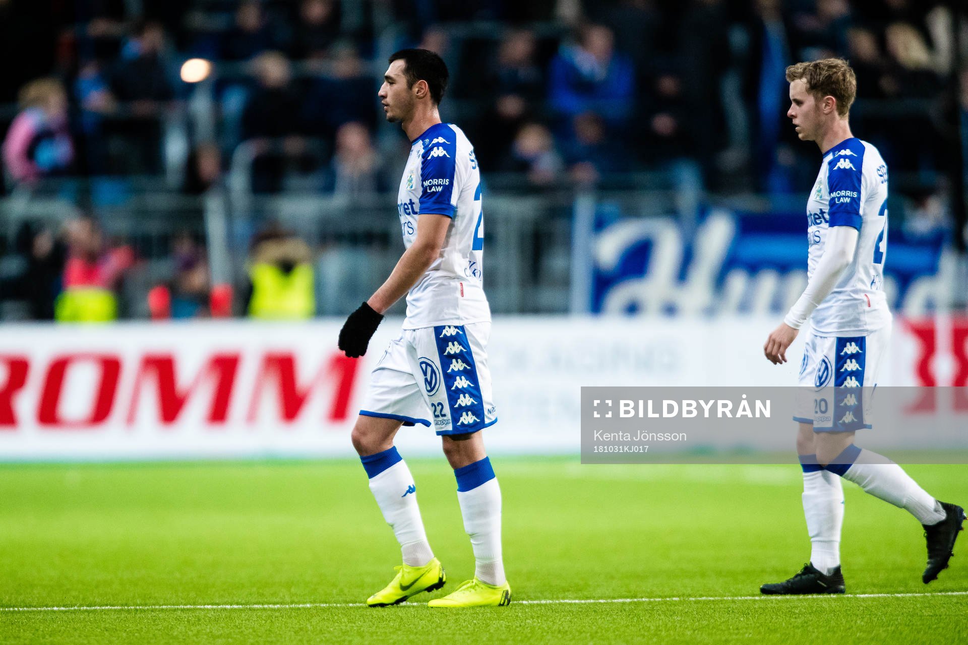 IFK Göteborgs Fredrik Oldrup Jensen och Victor Wernersson