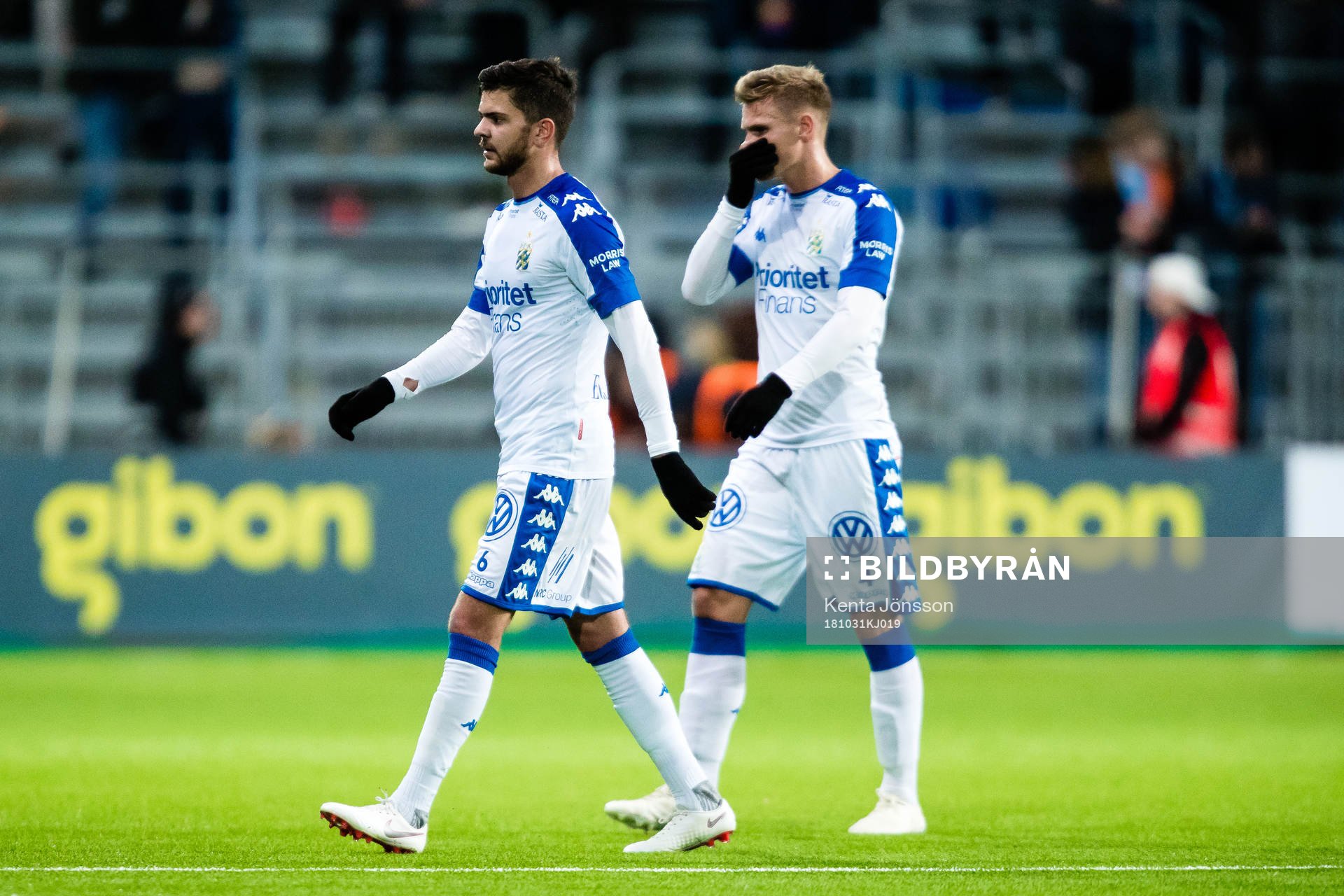 IFK Göteborgs Fredrik Oldrup Jensen och Carl Starfelt