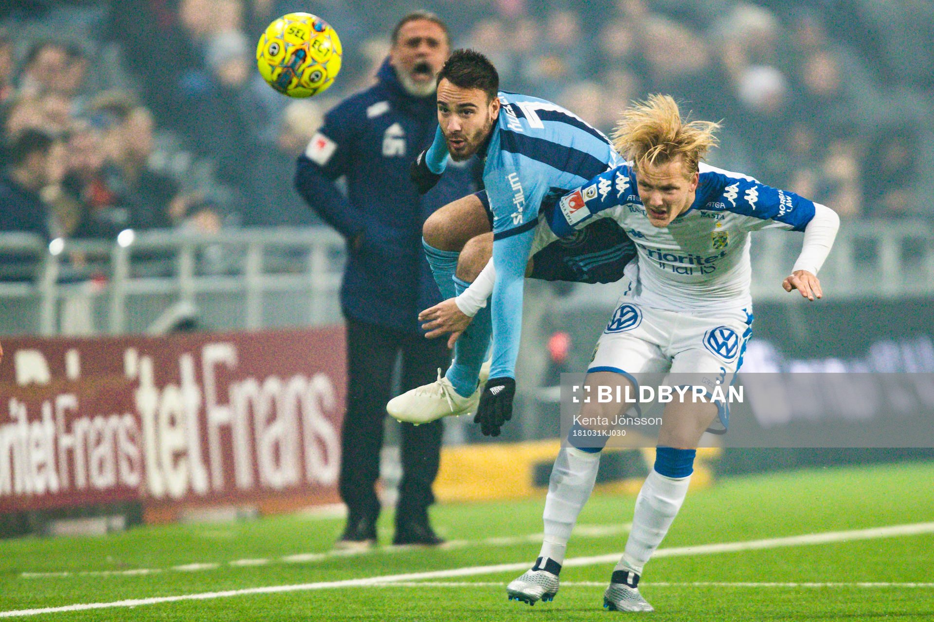 Djurgårdens Dzenis Kozica och IFK Göteborgs Billy