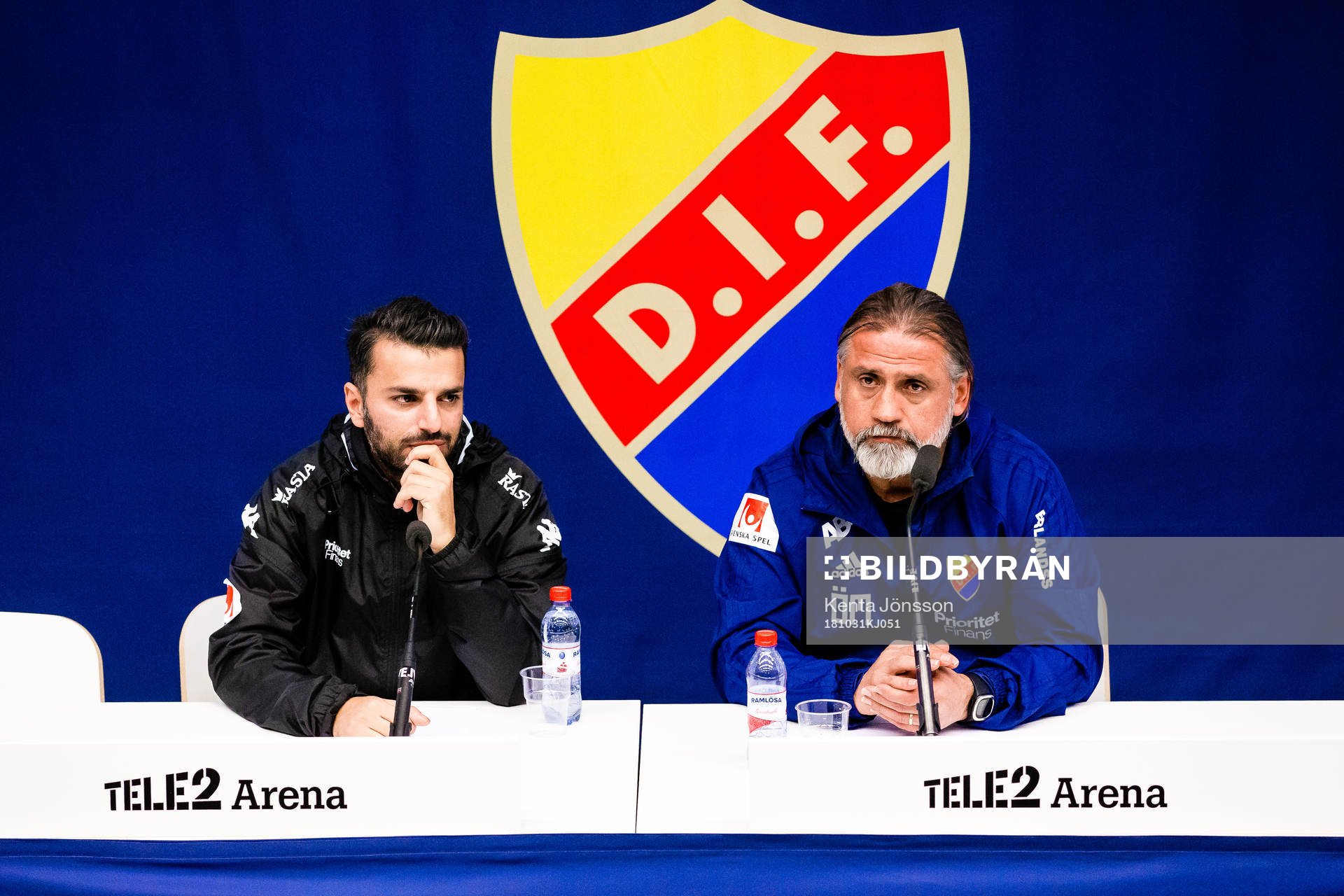 IFK Göteborgs tränare Poya Asbaghi och Djurgårdens