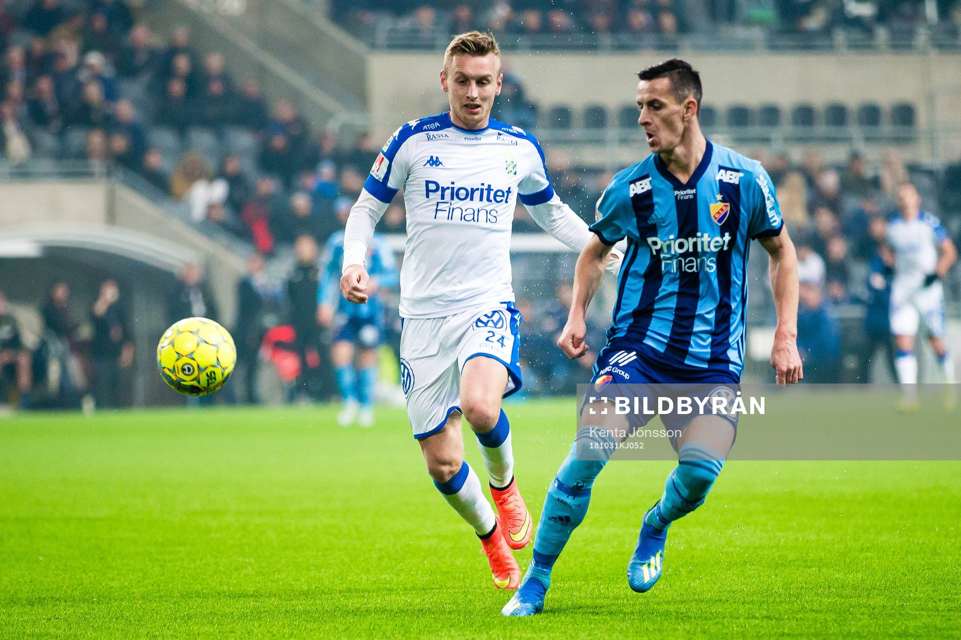 IFK Göteborgs Sebastian Ohlsson och Djurgårdens Haris