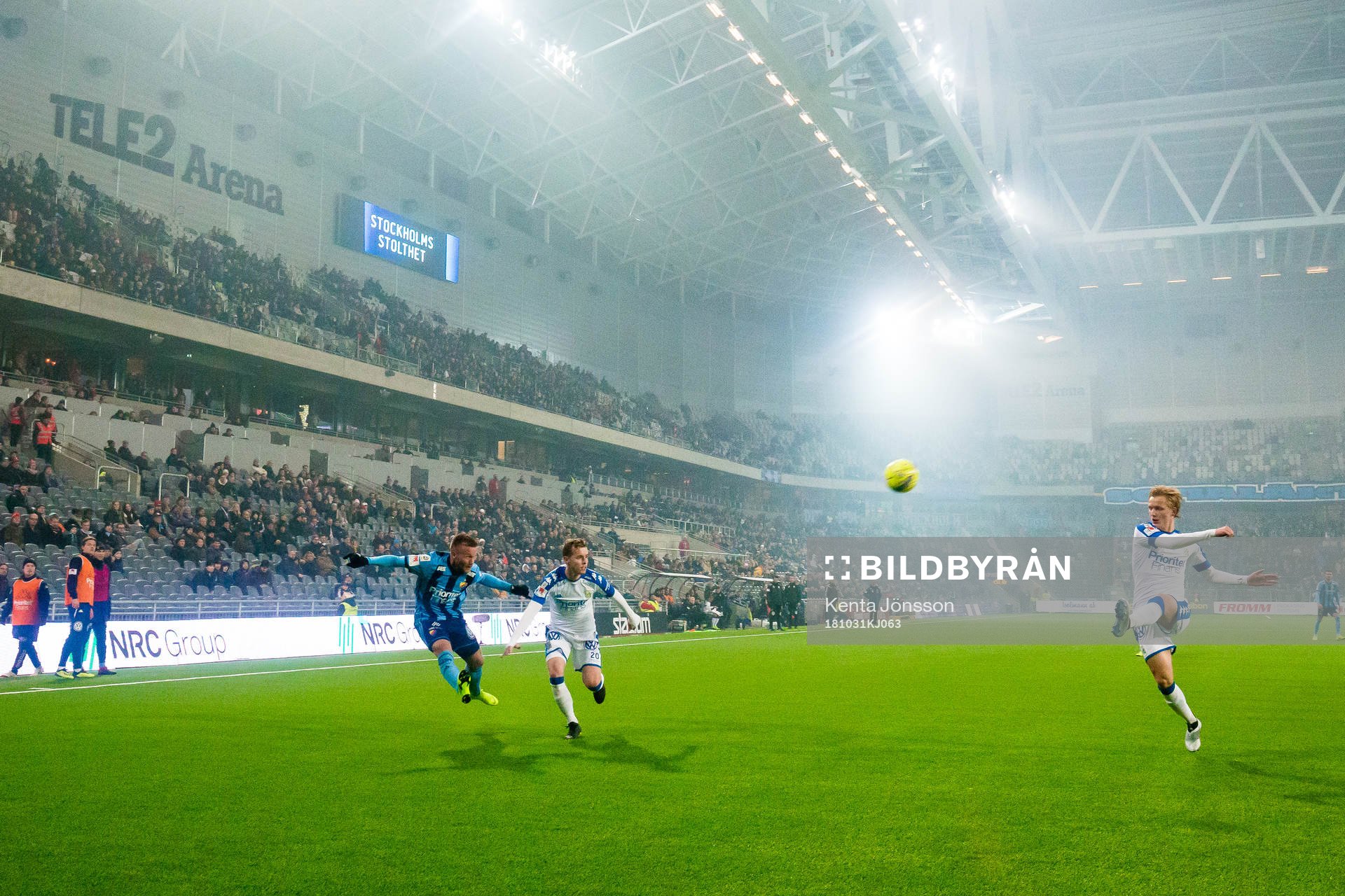 Vy över Tele2 Arena