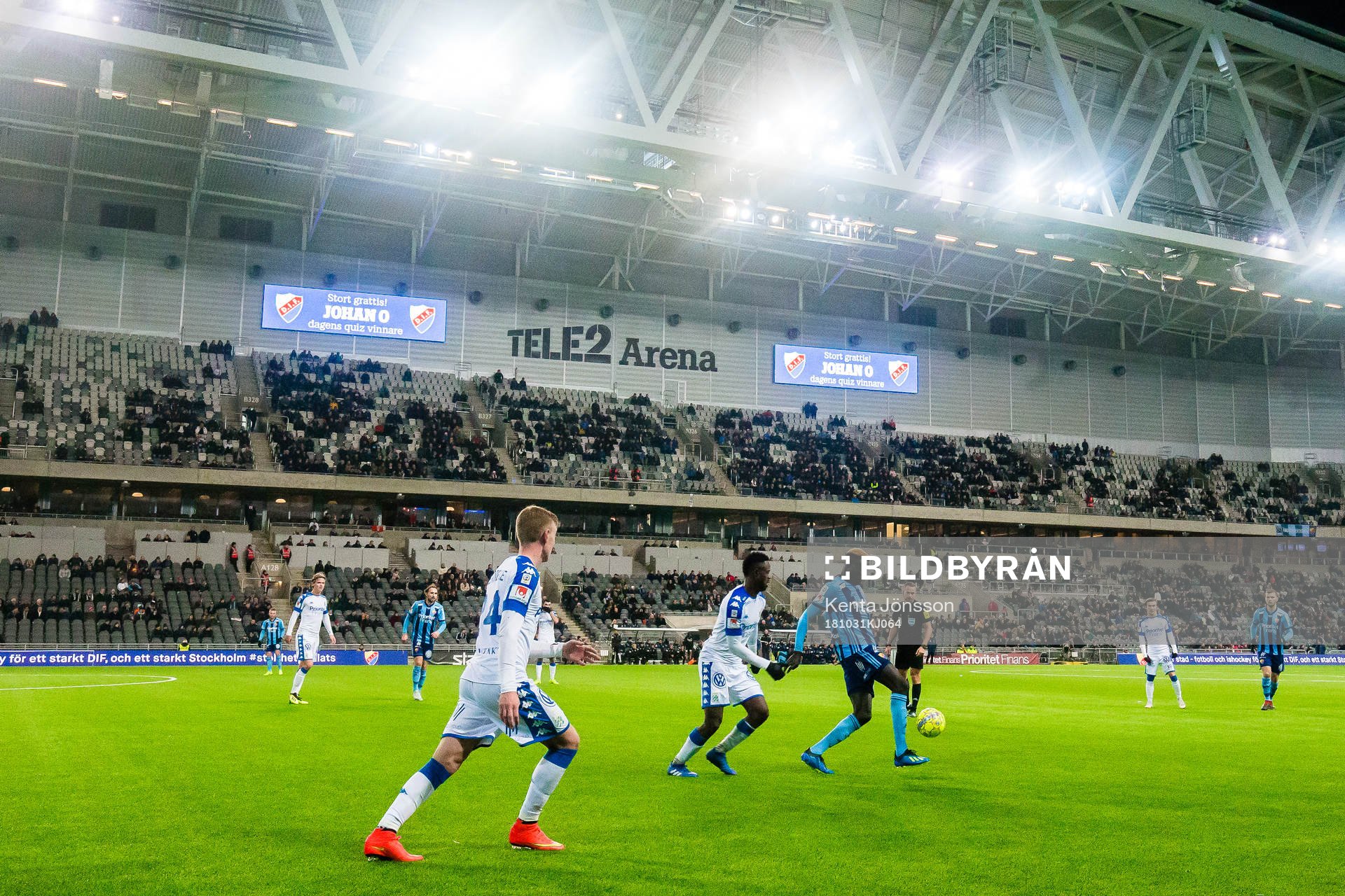 Vy över Tele2 Arena
