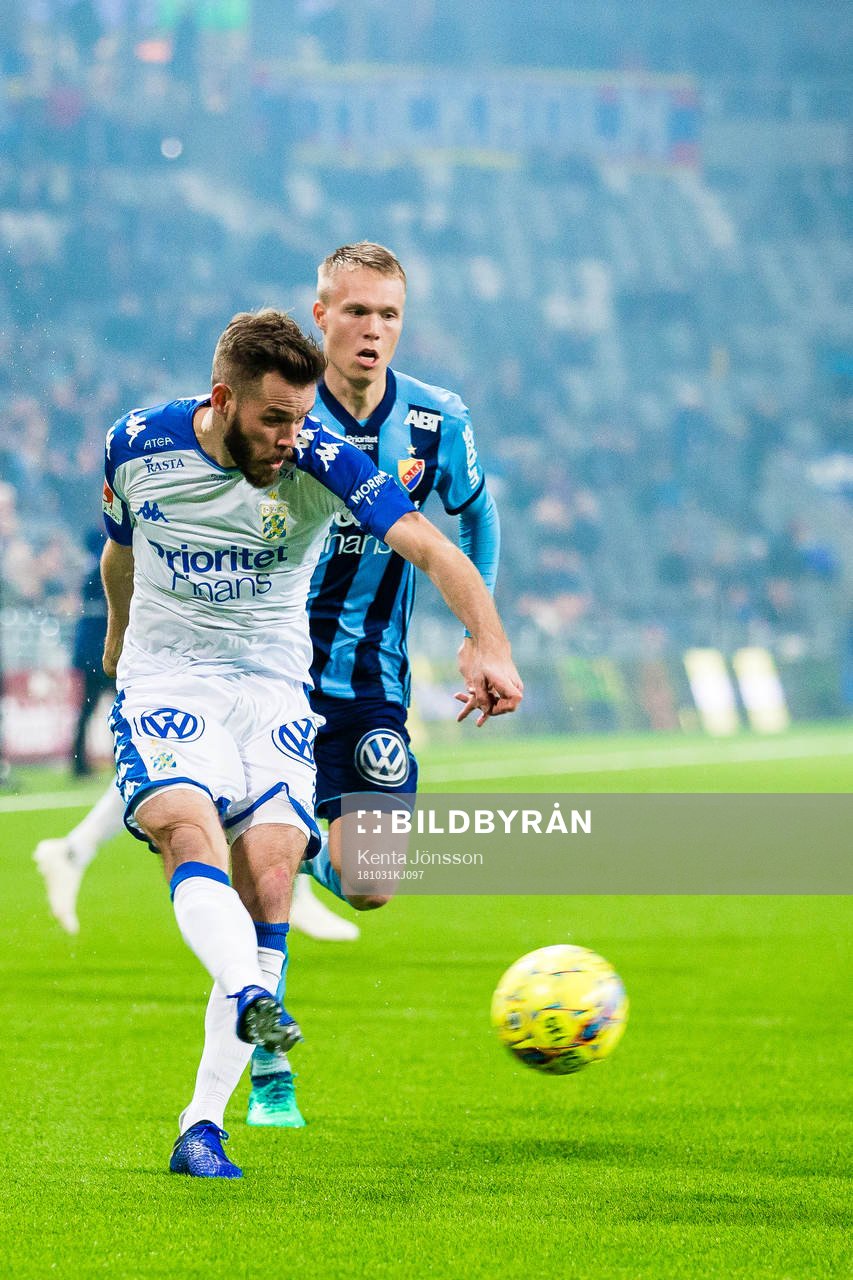IFK Göteborgs Emil Salomonsson och Djurgårdens Jonathan