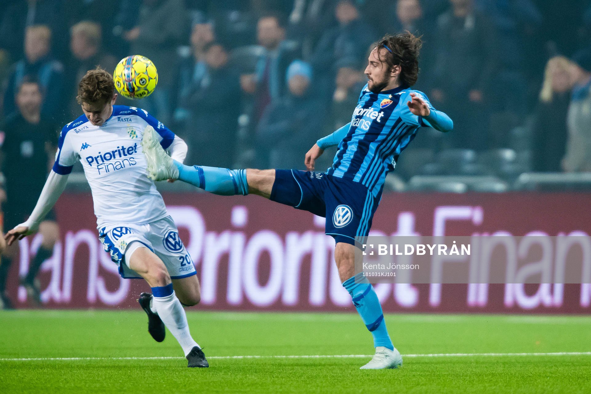 Djurgårdens Kevin Walker och IFK Göteborgs Victor