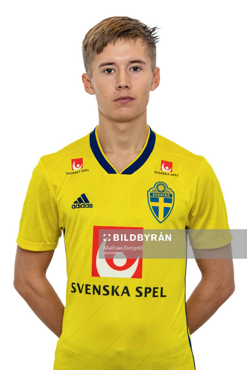 Lucas Lindfors i Sveriges P19-landslag i futsal