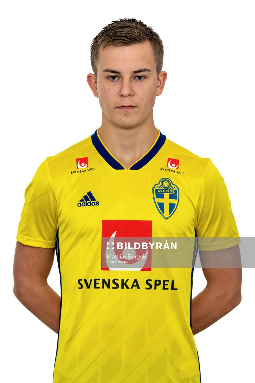 Arvid Olofsson i Sveriges P19-landslag i futsal