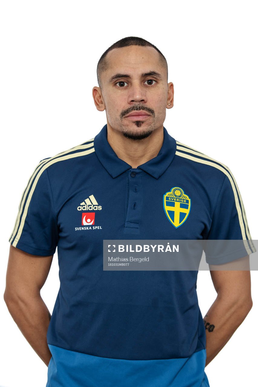 Daniel Blanco, instruktör, i Sveriges P19-landslag i futsal