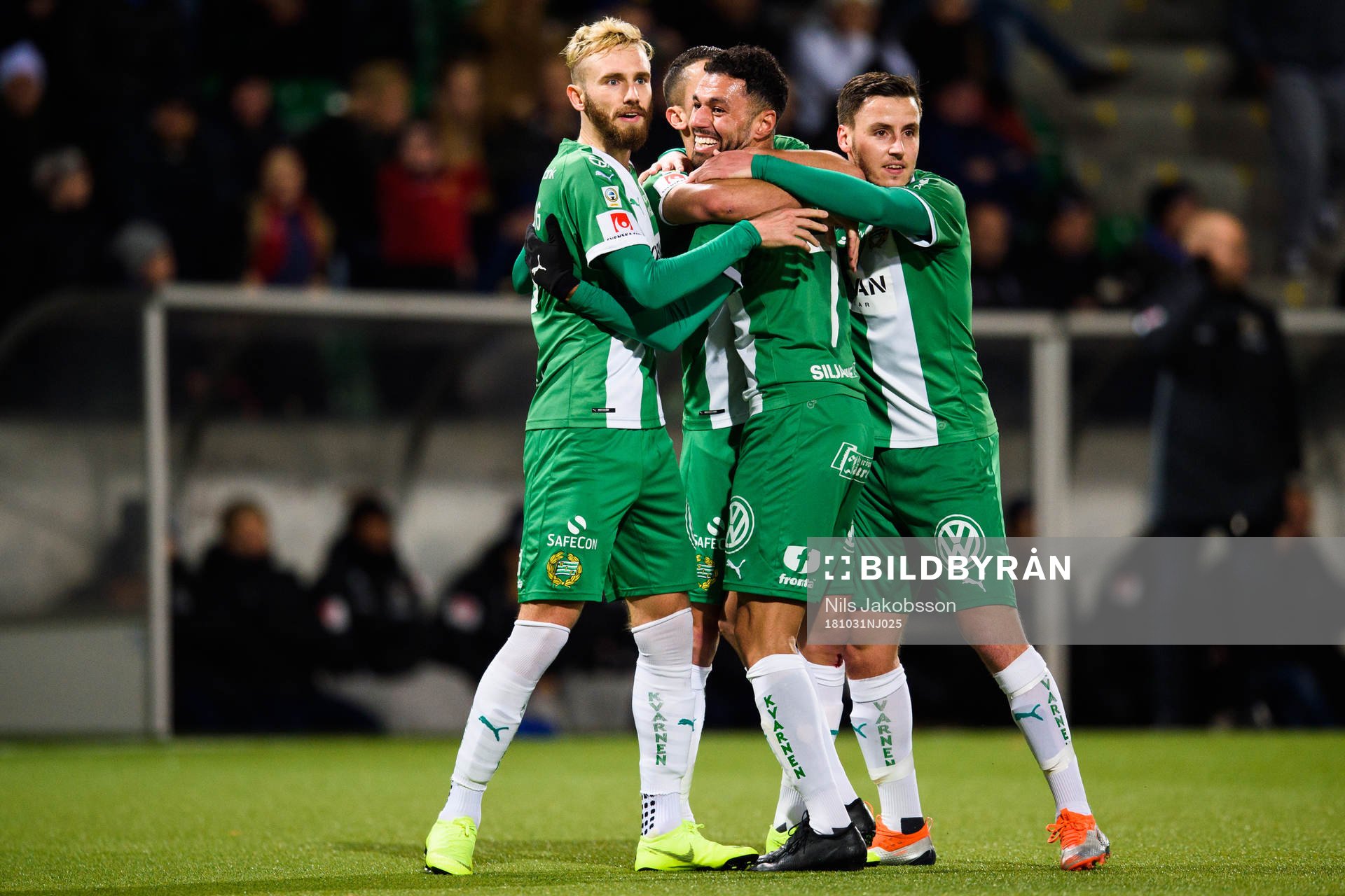 Hammarbys Nikola Djurdjic, Jeppe Andersen, Simon Sandberg