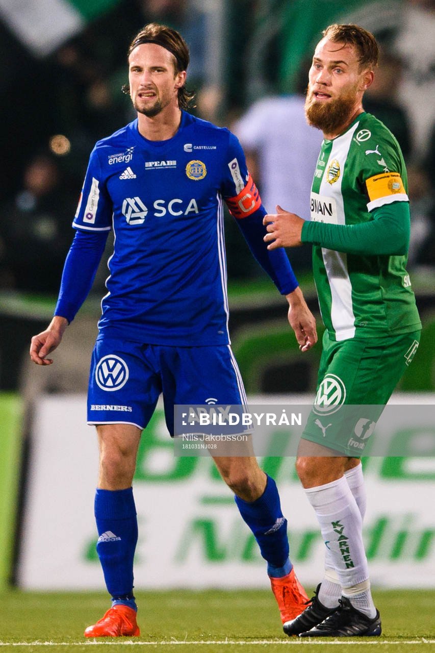 Sundsvalls Linus Hallenius och Hammarbys David Fällman