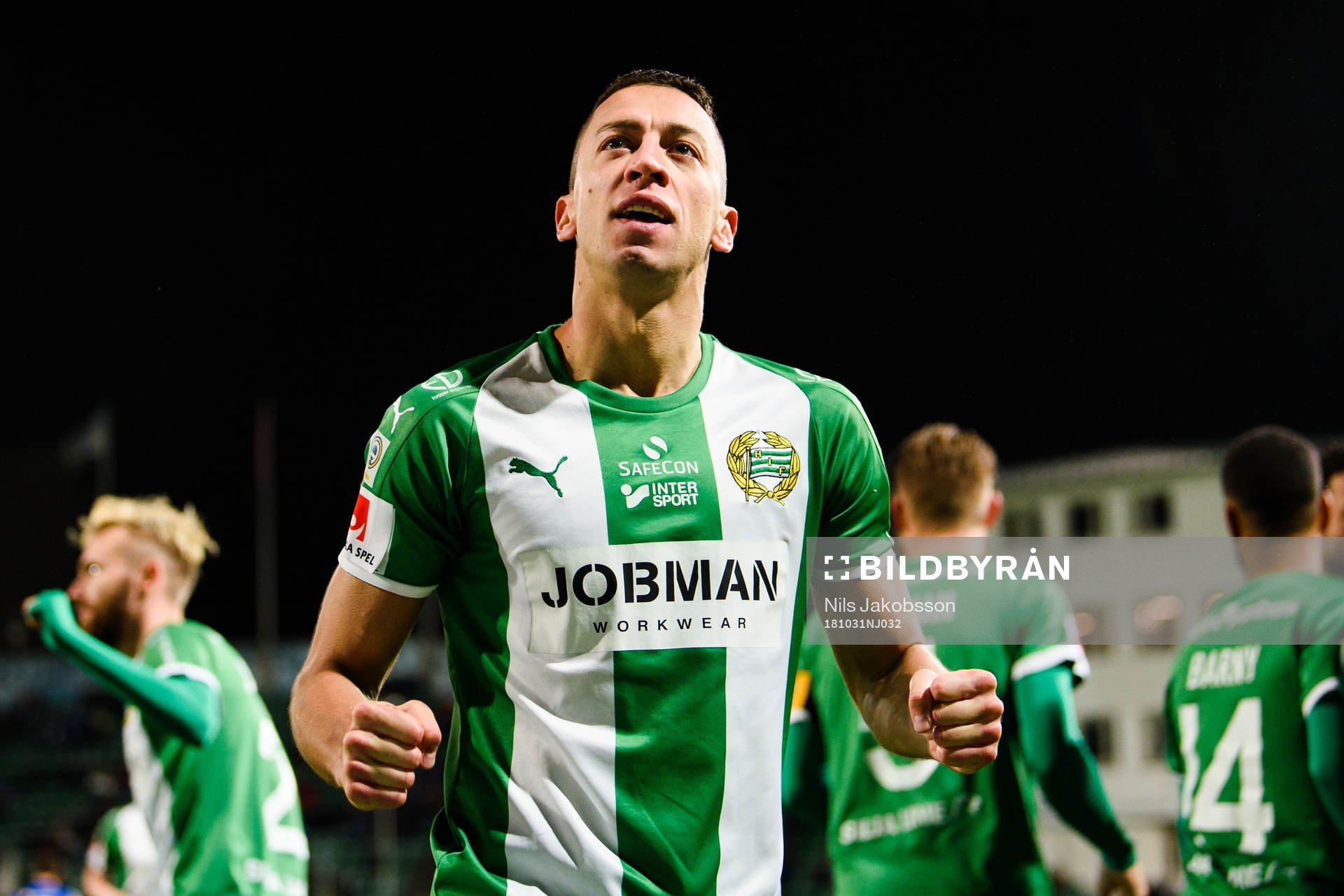 Hammarbys Nikola Djurdjic jublar