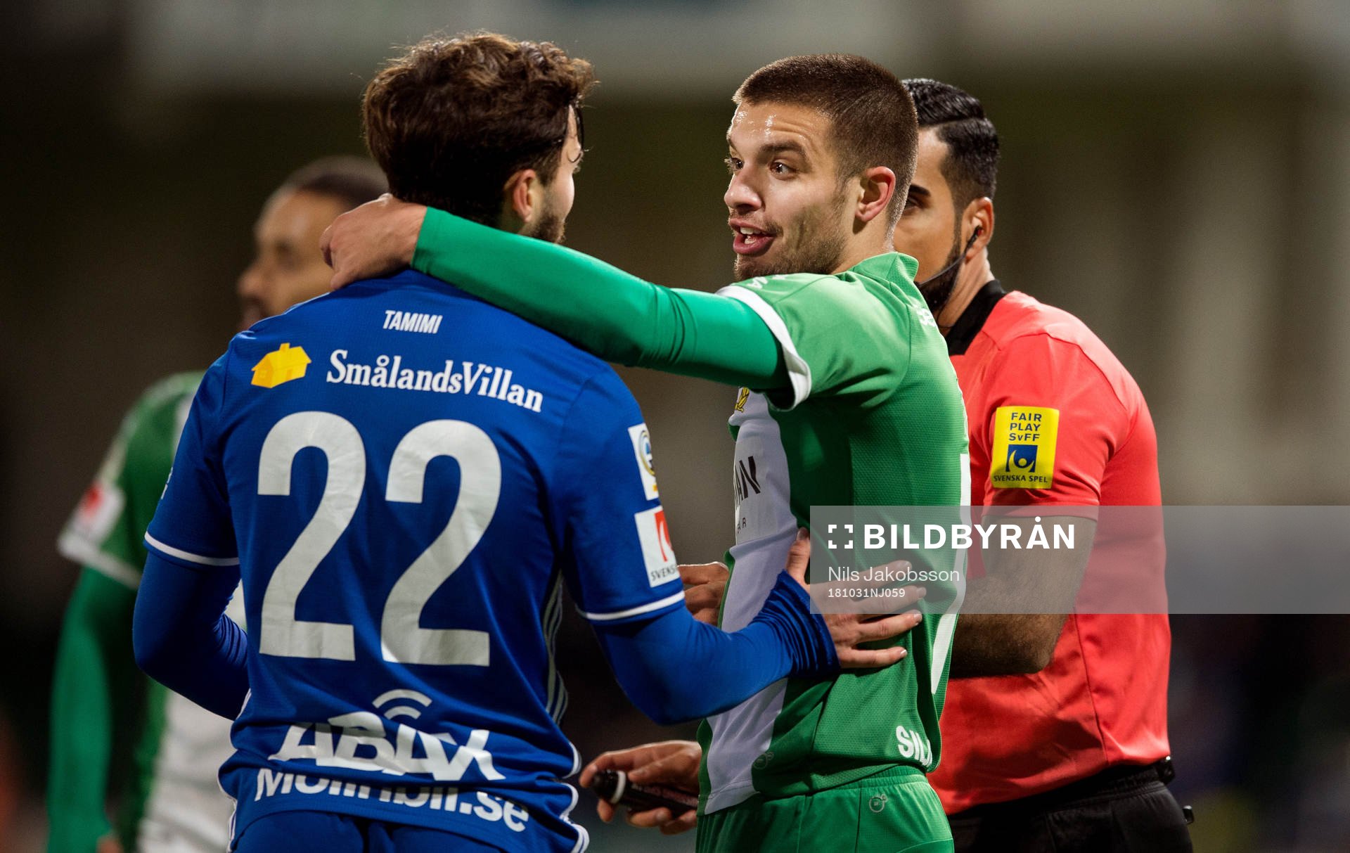 Sundsvalls Jonathan Tamimi Syberg och Hammarbys Vladimir