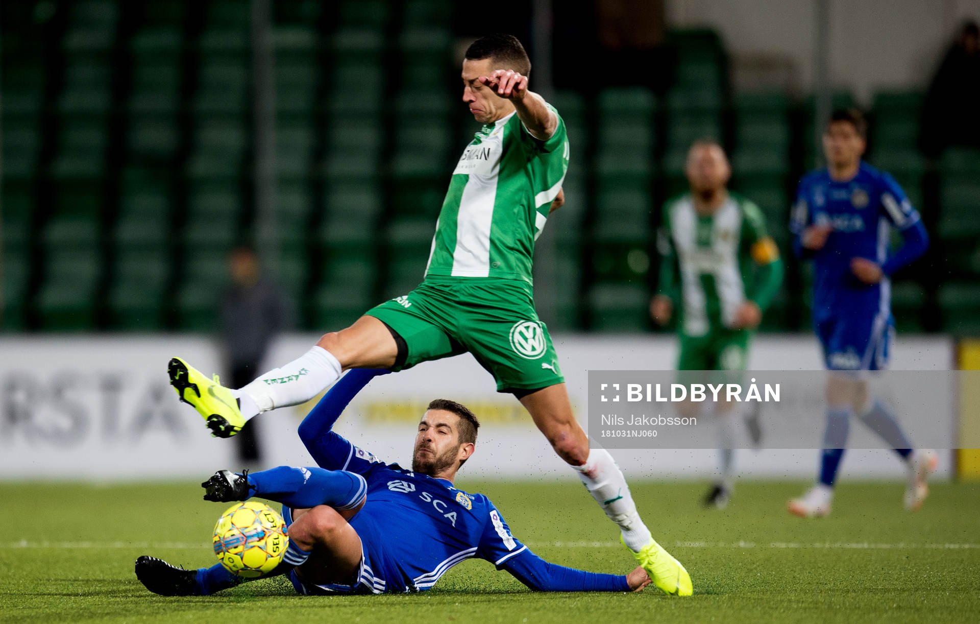Hammarbys Nikola Djurdjic och Sundsvalls Juan Jose