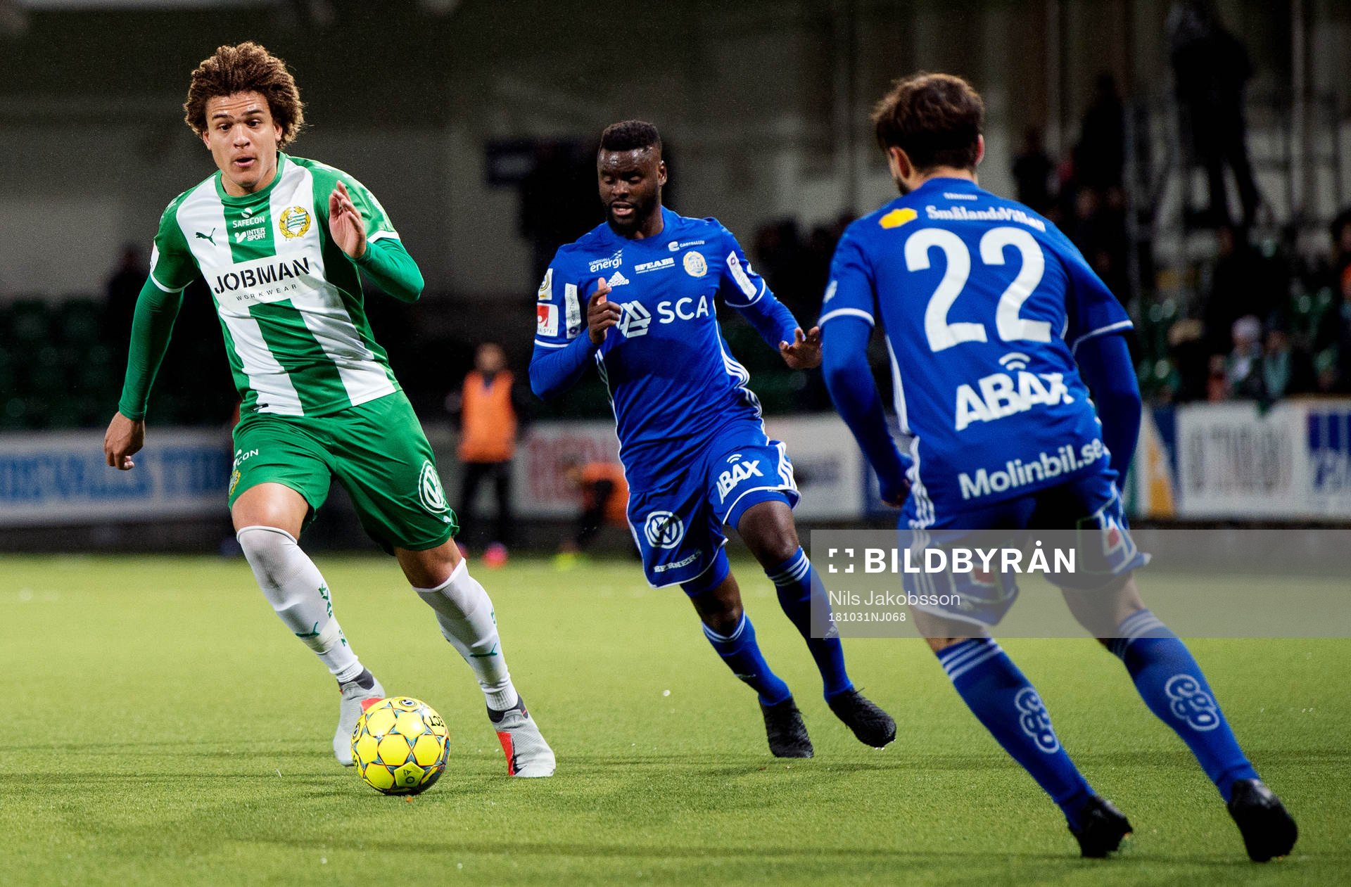 Hammarbys Neto Borges och Sundsvalls Maic Sema