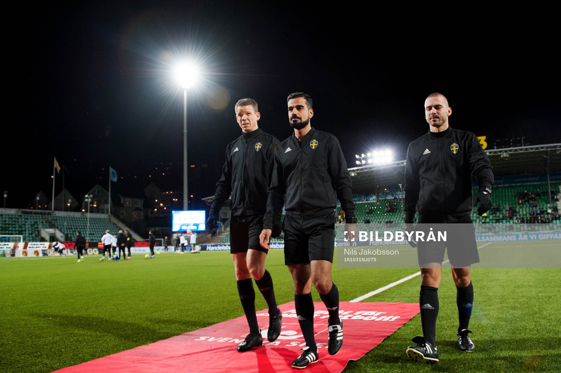Domare Daniel Wärnmark, Mohammed Al Hakim och Joakim Amri