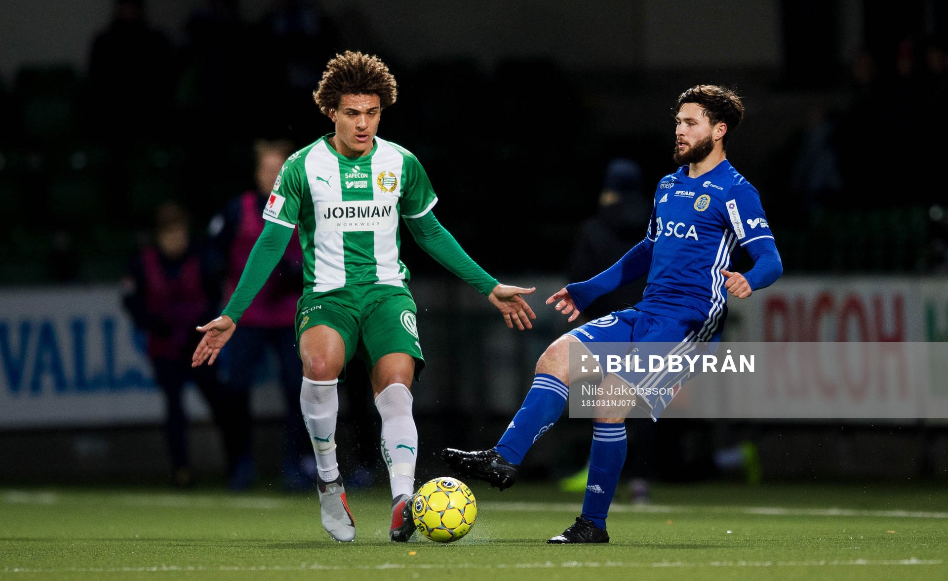 Hammarbys Neto Borges och Sundsvalls Jonathan Tamimi Syberg