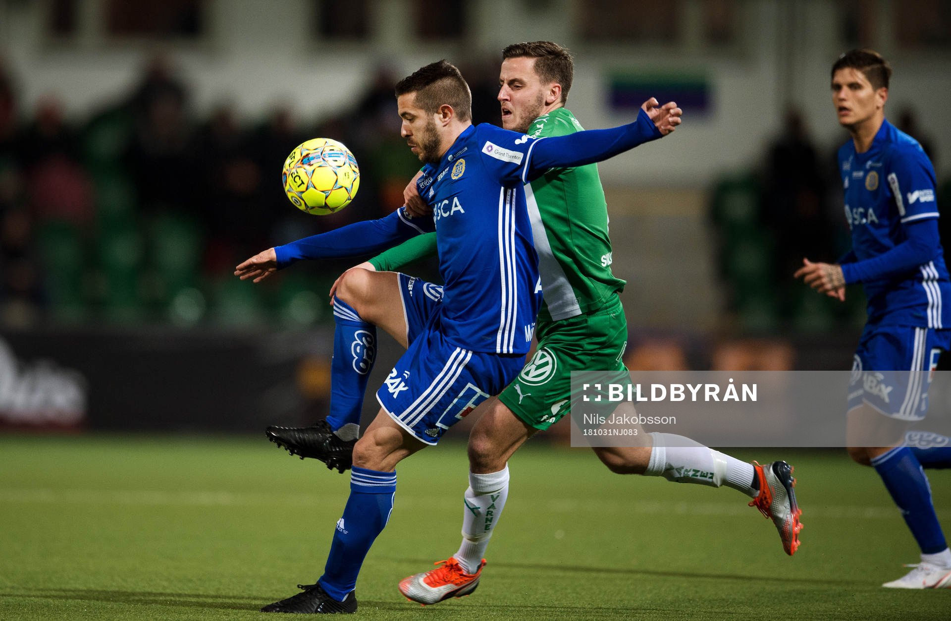 Sundsvalls Juan Jose Ciercoles Sagra och Hammarbys Jeppe
