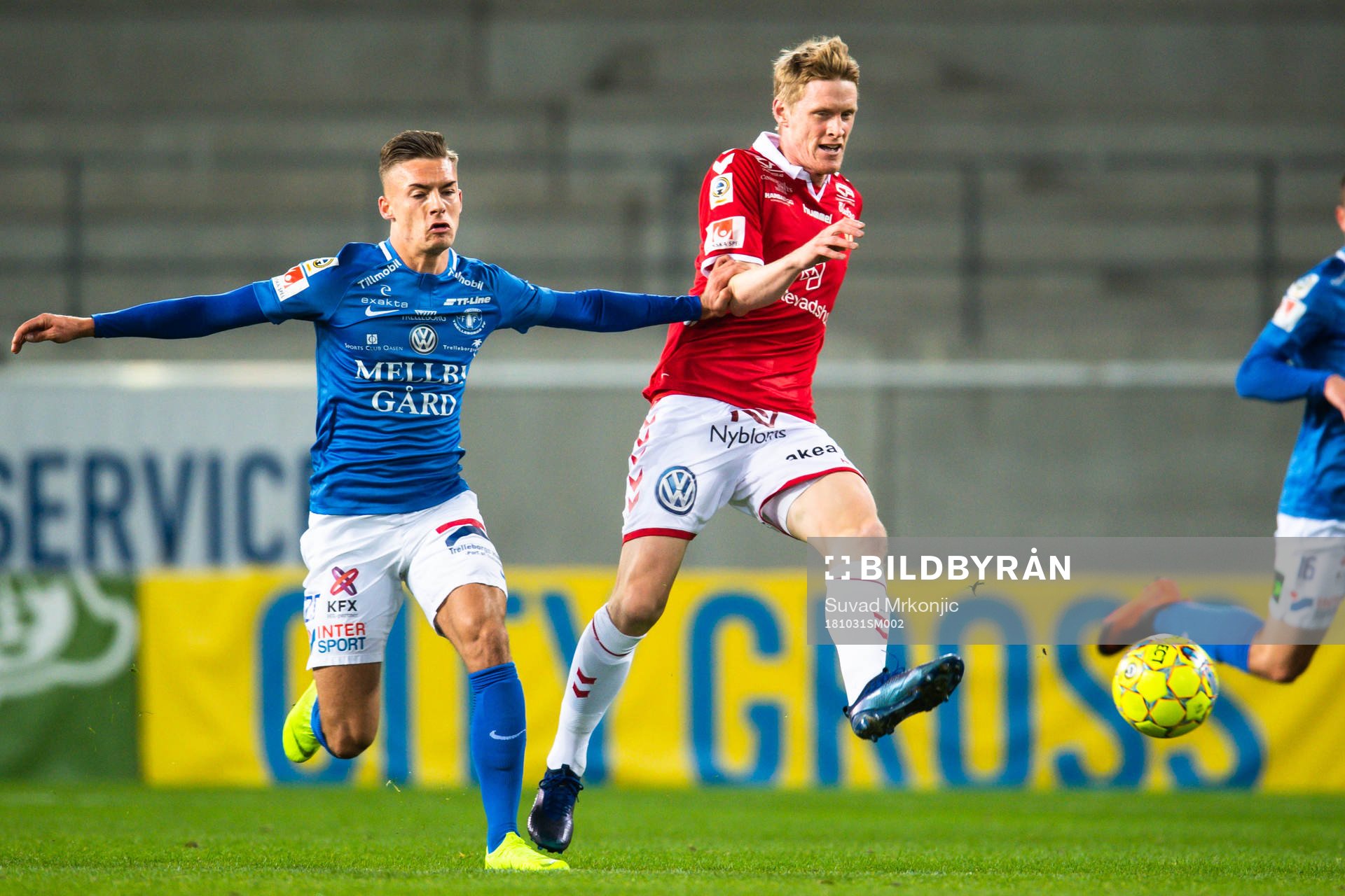 Kalmars Rasmus Elm och Trelleborgs Felix Hörberg