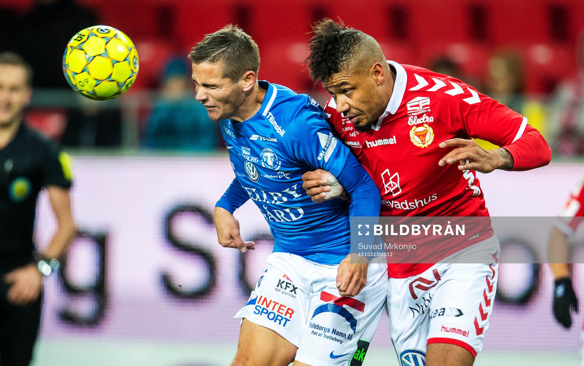 Kalmars Mikael Dyrestam och Trelleborgs Felix Hörberg
