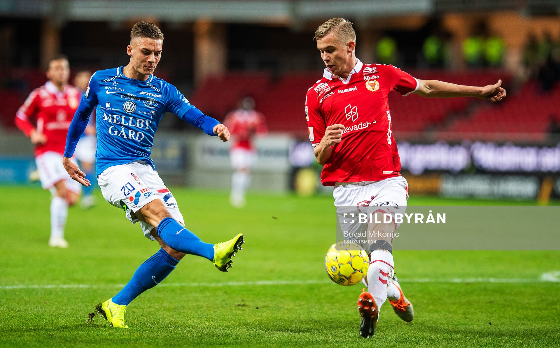Kalmars Johan Stenmark och Trelleborgs Felix Hörberg