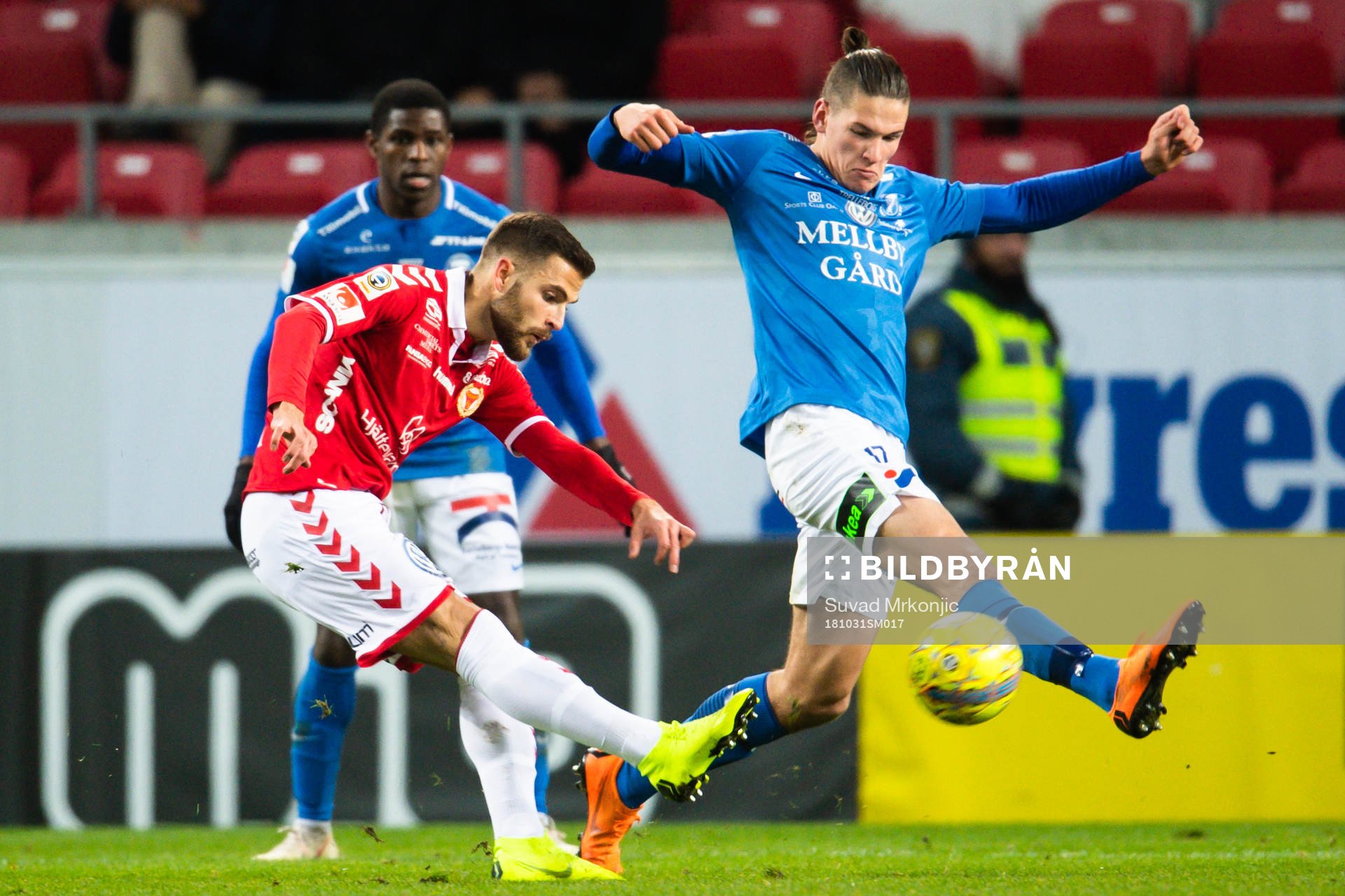 Kalmars Filip Sachpekidis och Trelleborgs Isak Jönsson