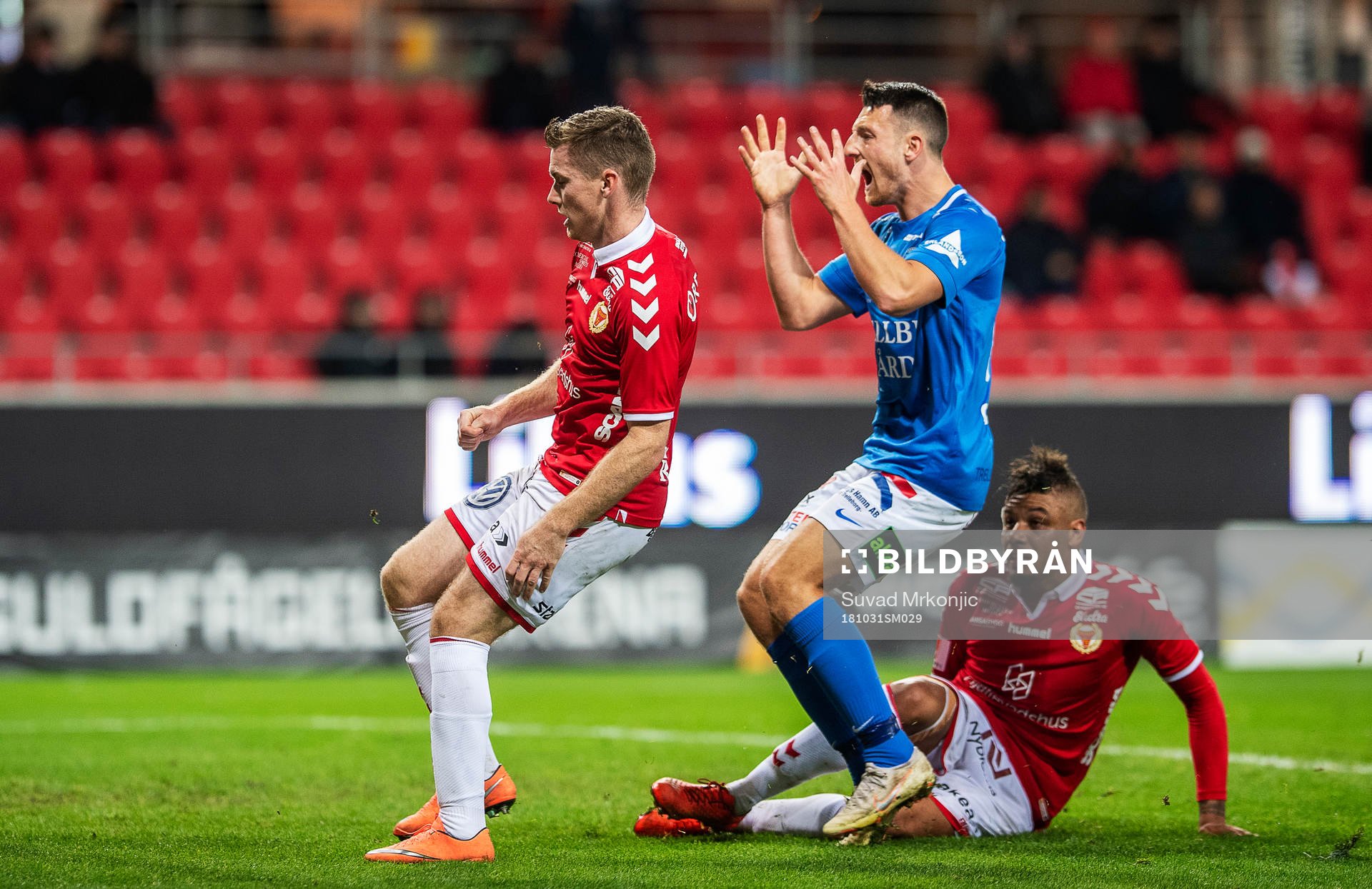 Trelleborgs Alexander Blomqvist deppar medan Kalmars Mikael