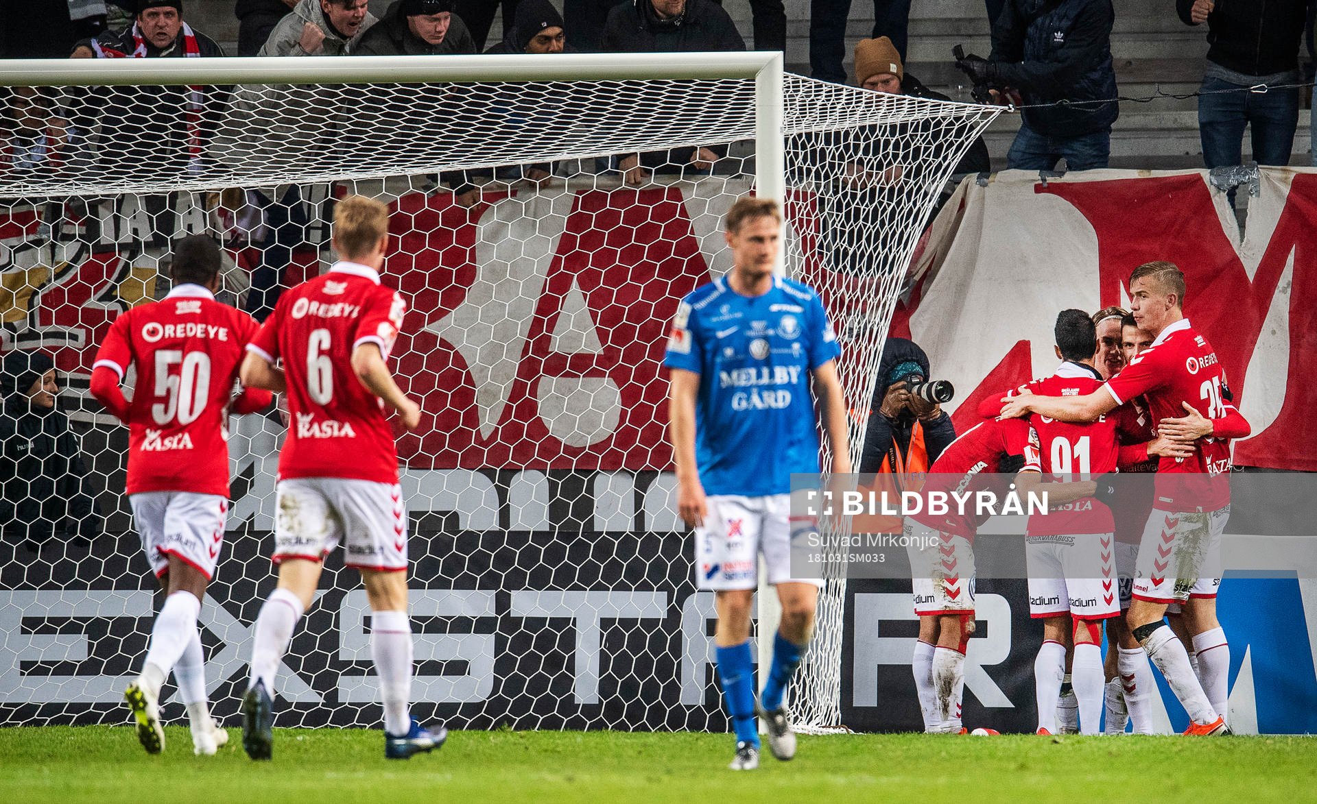 Kalmarspelarna jublar