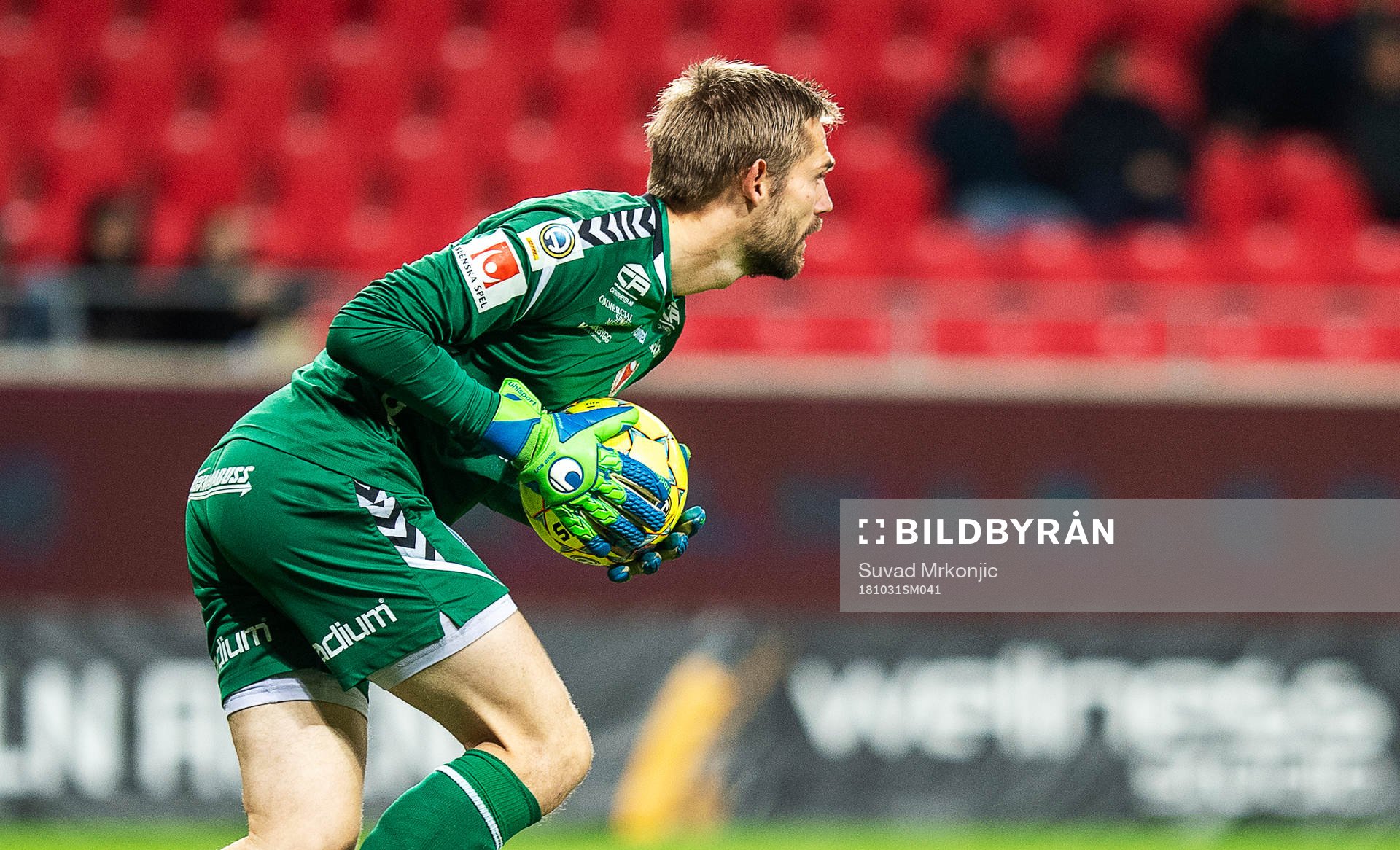 Kalmars målvakt Lucas Hägg-Johansson